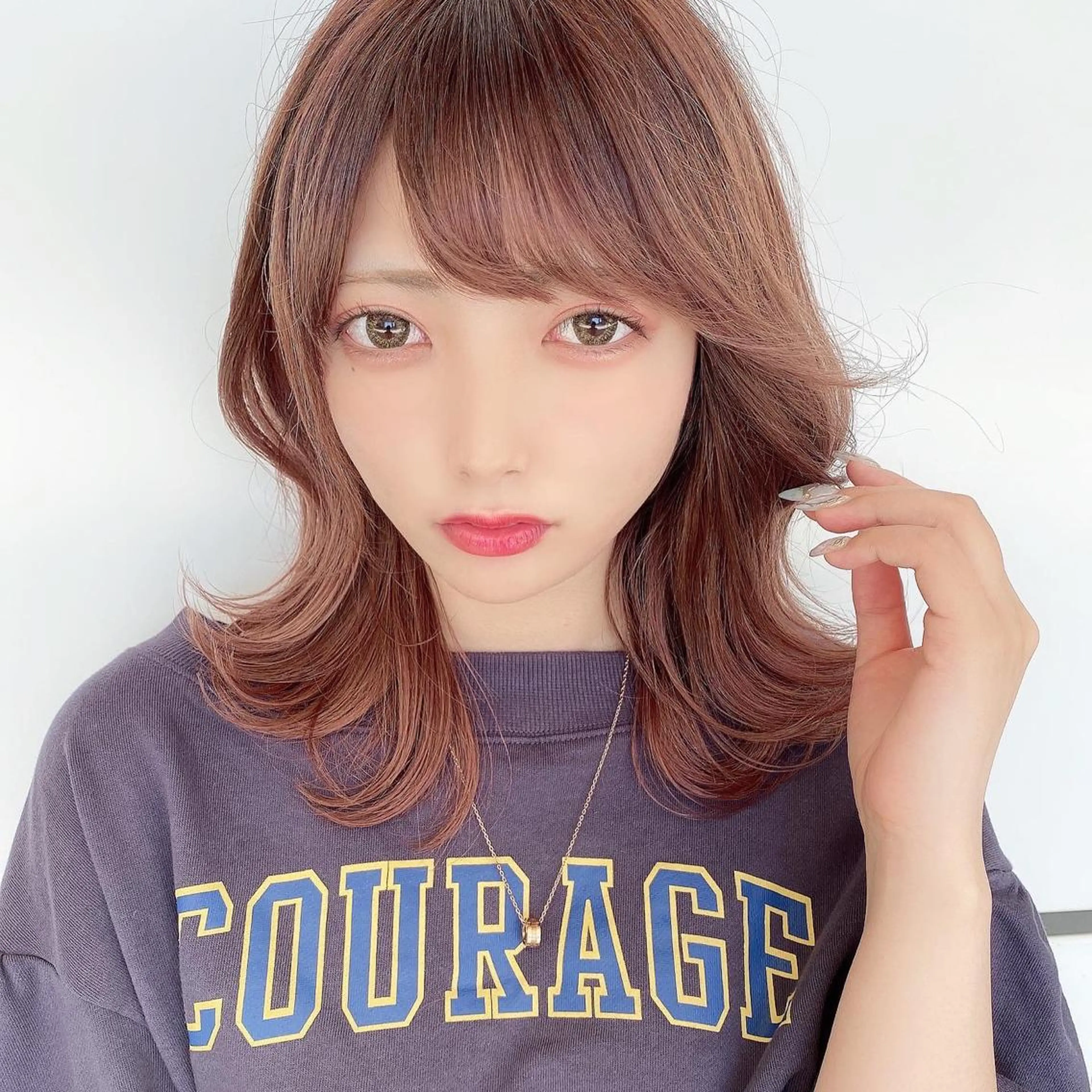 ミディアム カラー 女性が憧れる ショート/角田愛和のヘアスタイル