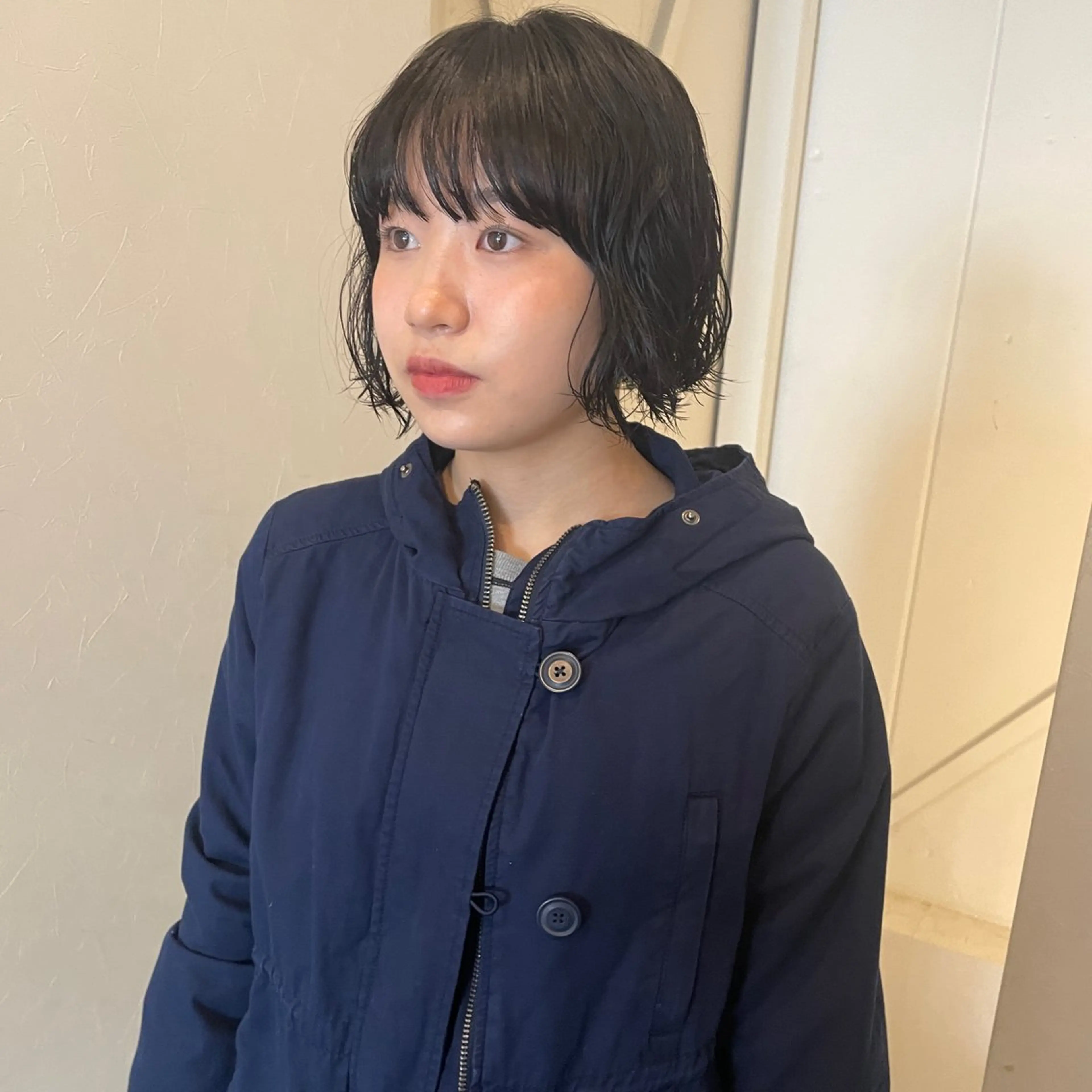 ショート カラー パーマ 黒髪 カット ヘアカラー パーマ トリートメント 野村矩樂/パーマ /縮毛矯正のヘアスタイル