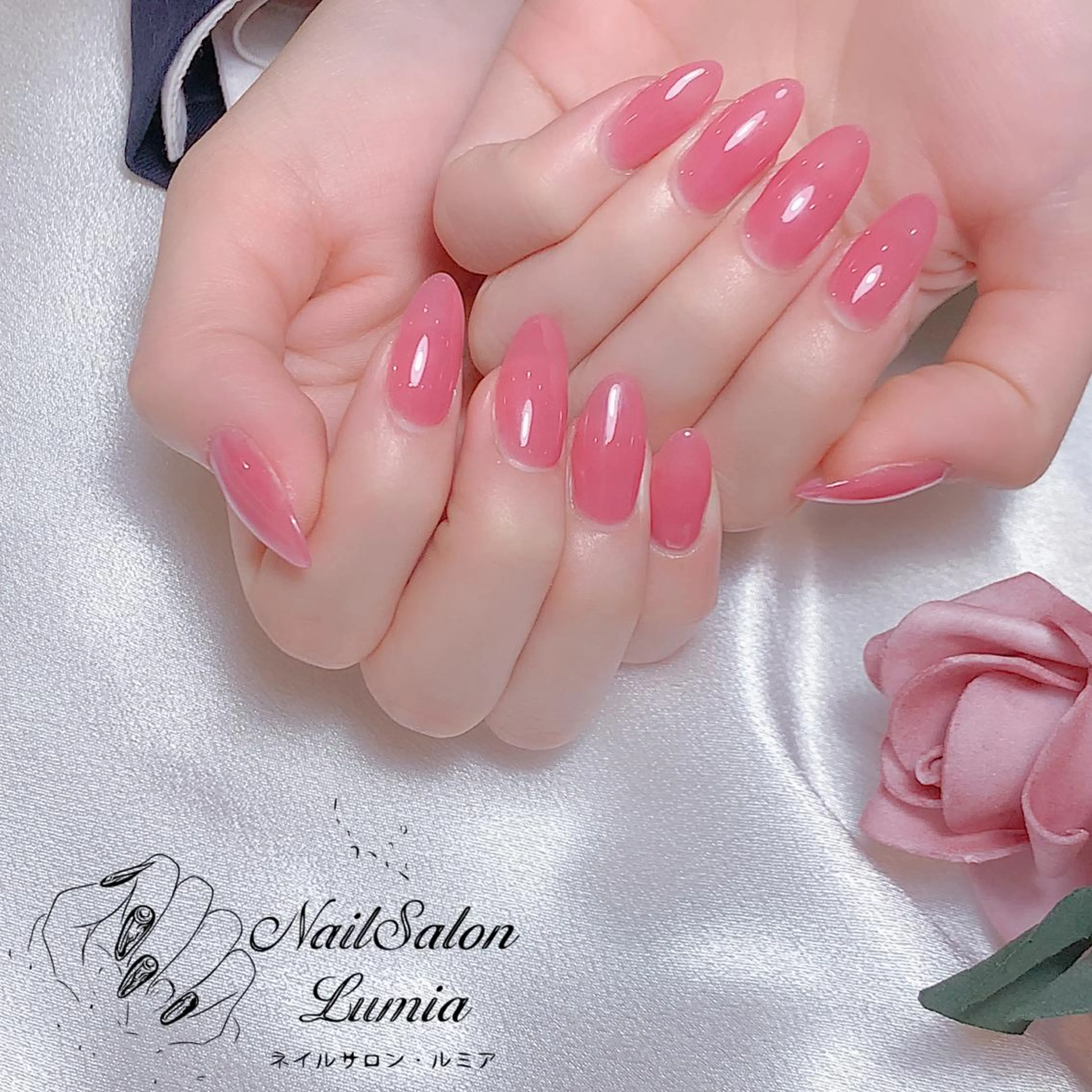 ネイル ワンカラーネイル ネイルチップ ハンドネイル ネイルサロン ルミア Lumia 店長のネイルデザイン