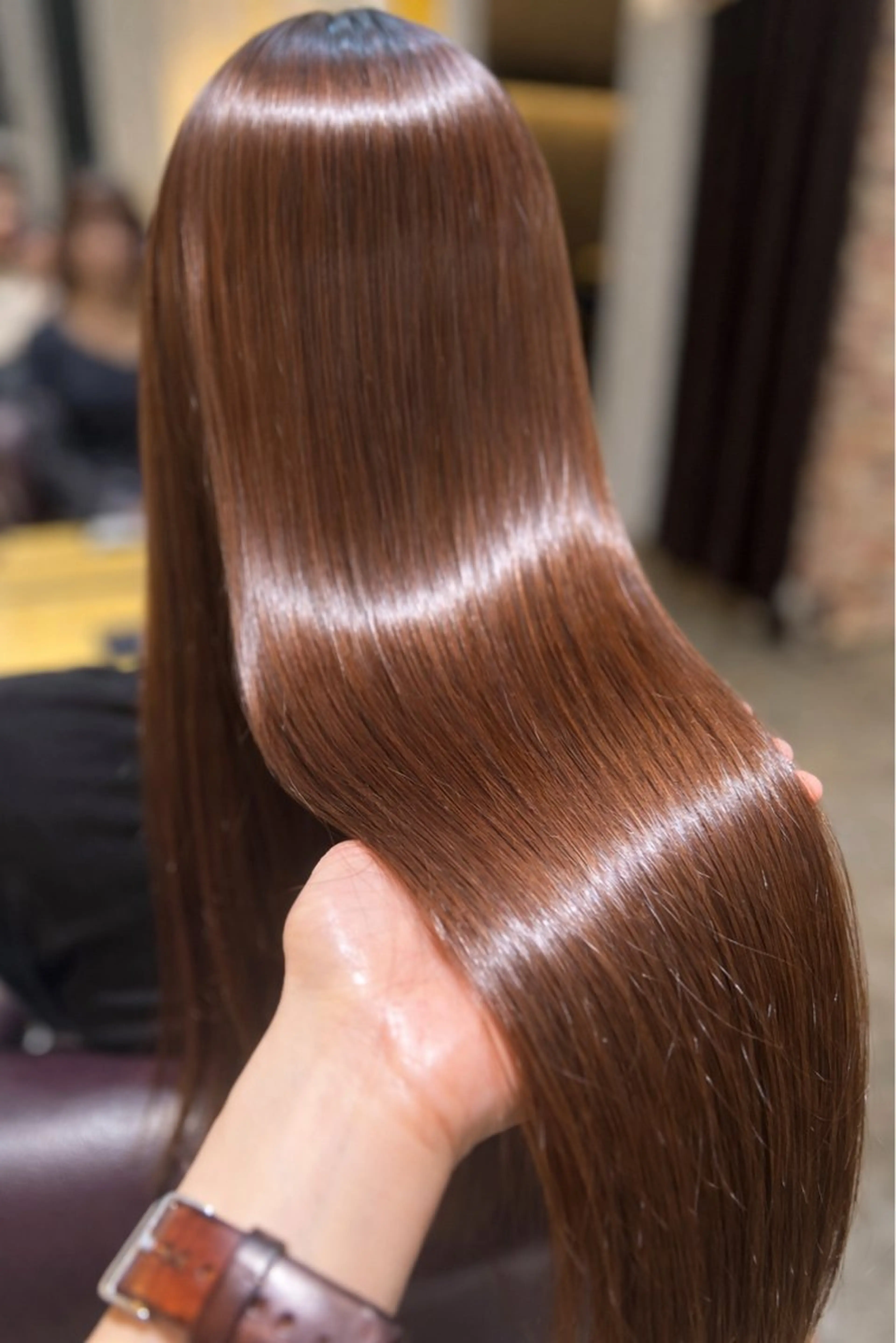 ロング カット 縮毛矯正 縮毛矯正／レイヤー／ 🌟mizukiのヘアスタイル