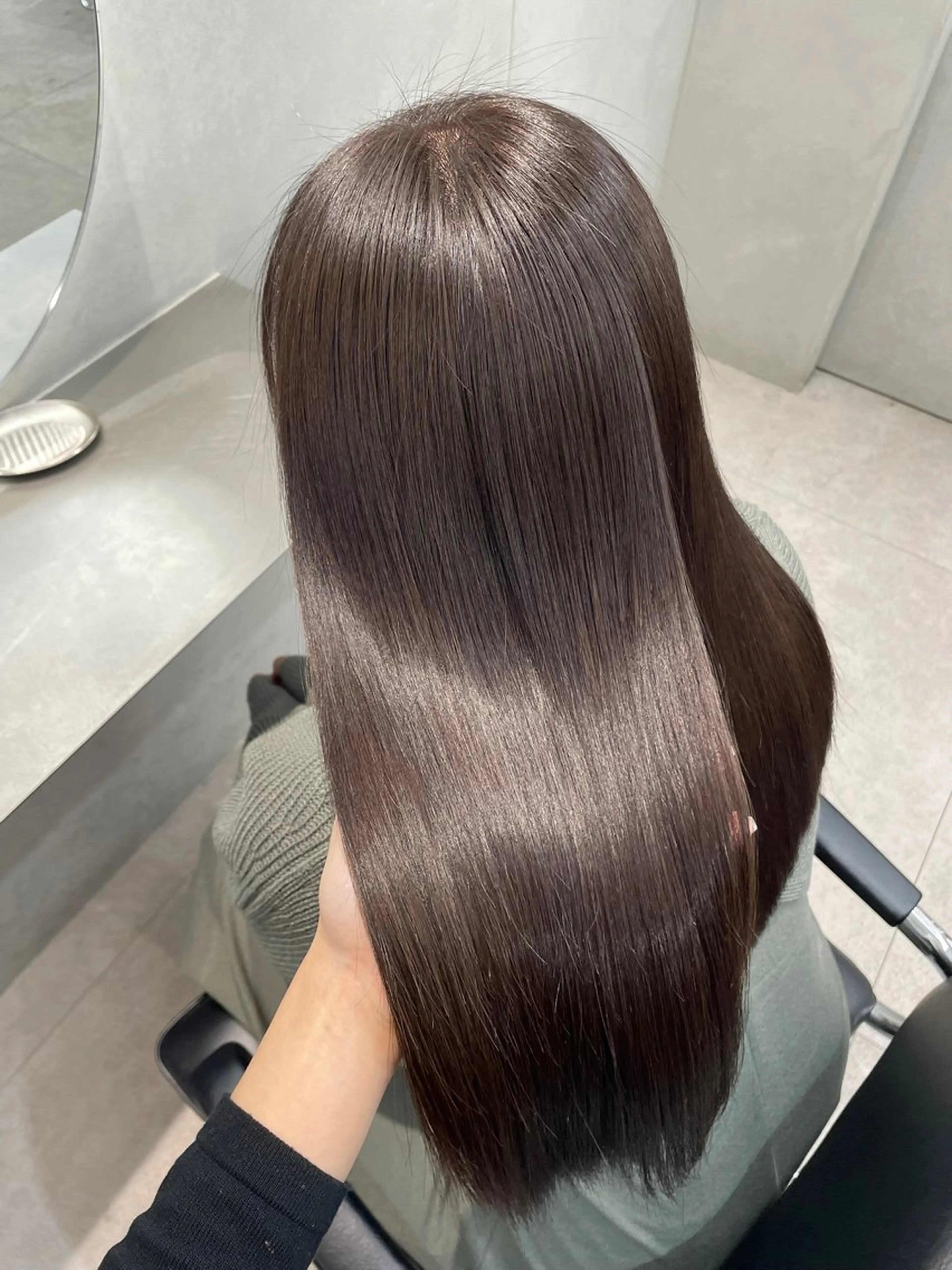 ロング ヘアカラー トリートメント 大人の海外ハイライト coconoのヘアスタイル