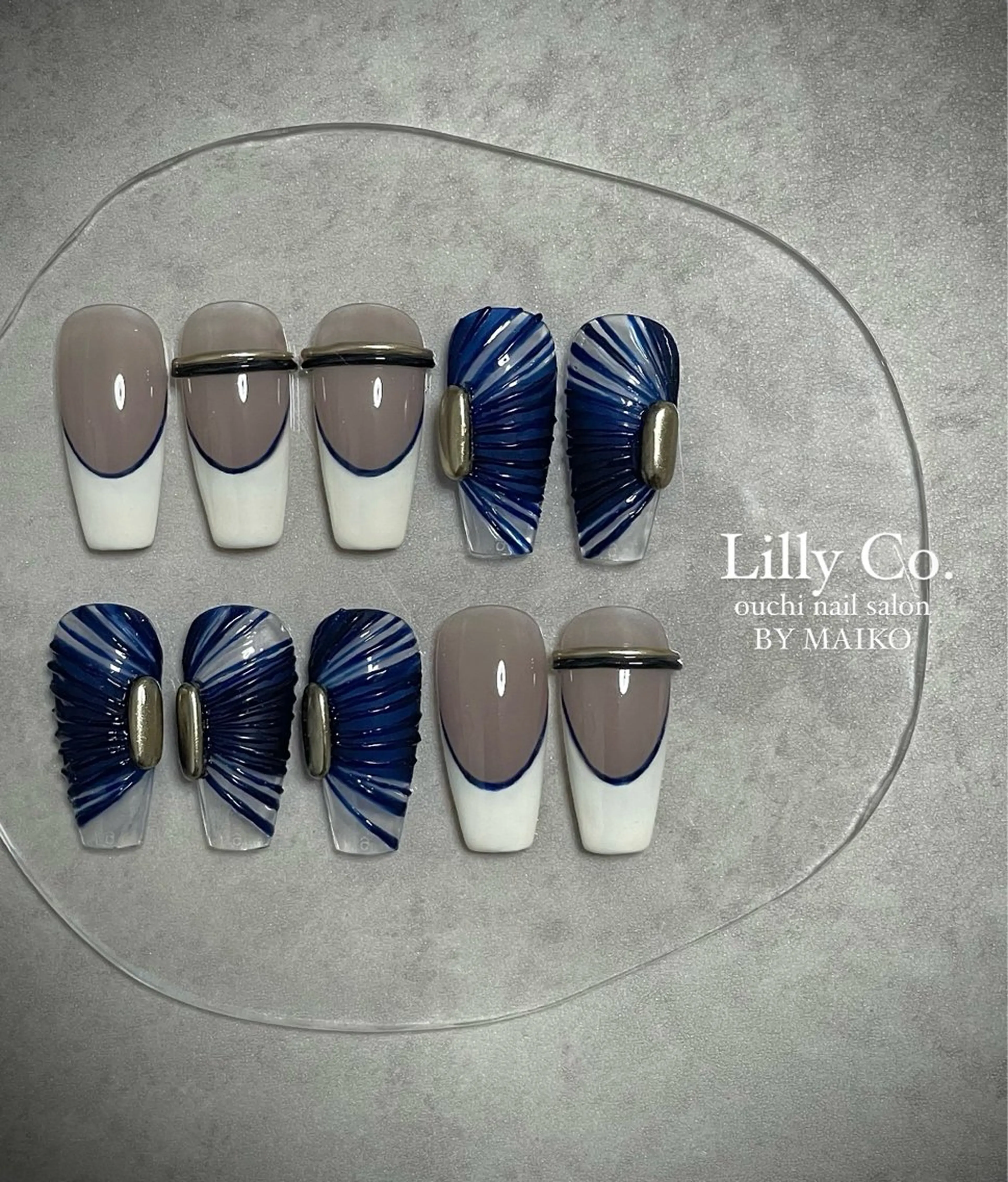 ネイル フレンチネイル ハンドネイル ハンドケア Lilly Co.のネイルデザイン