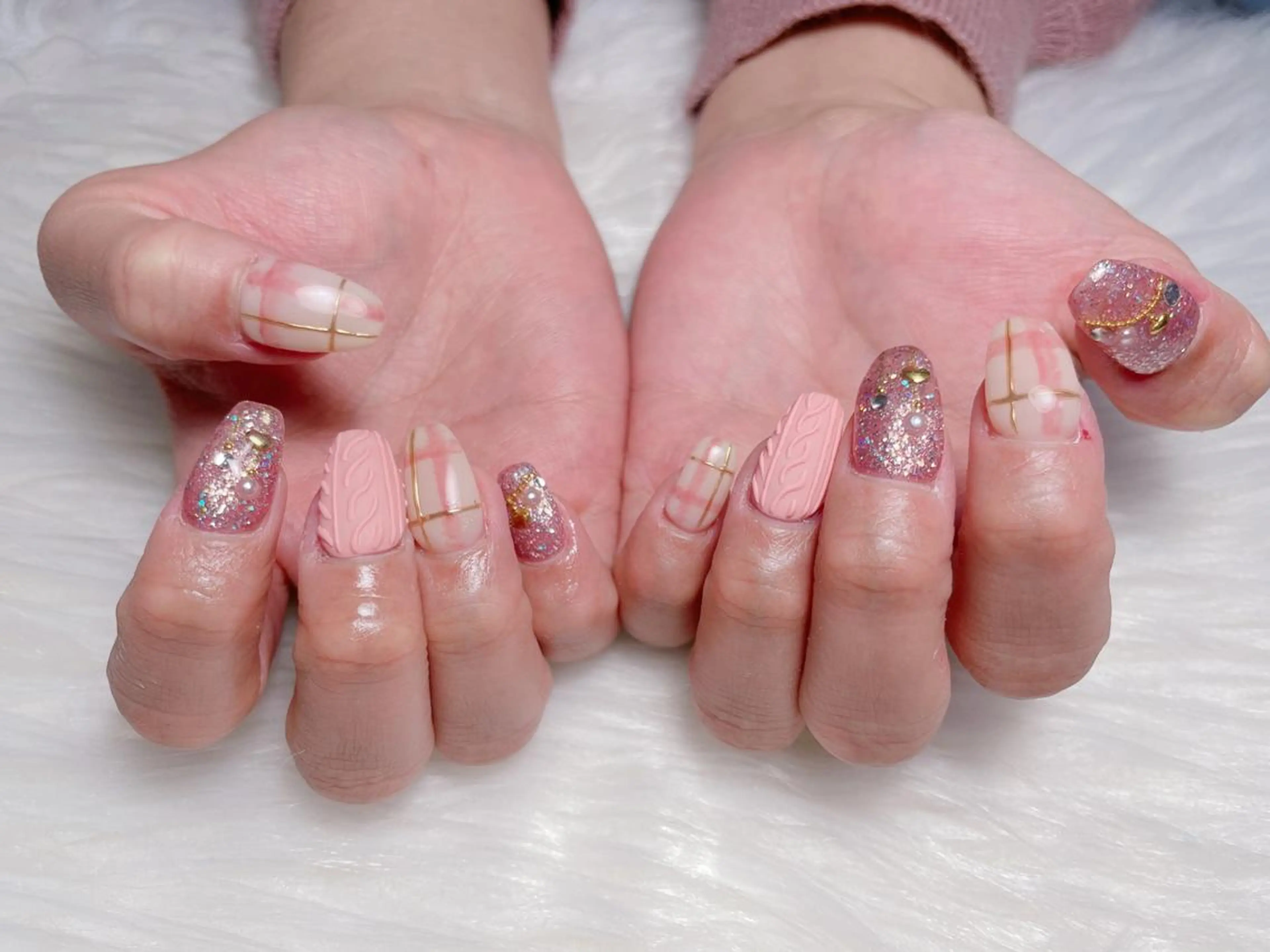 ネイル MiKi Nai池袋 長さだし得意のネイルデザイン