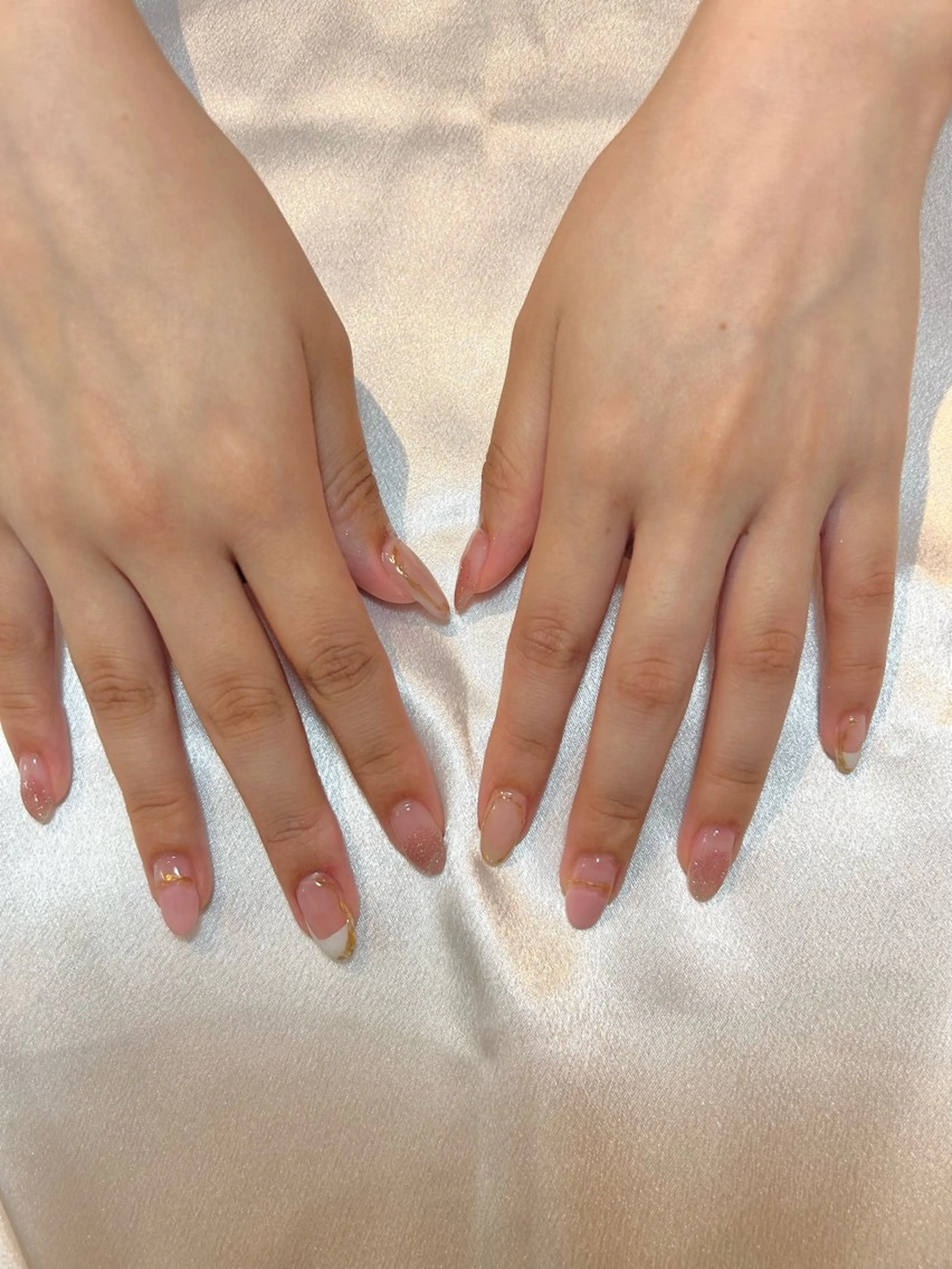 ネイル ニュアンスネイル ピンク ハンドネイル A. LIBRE.のネイルデザイン