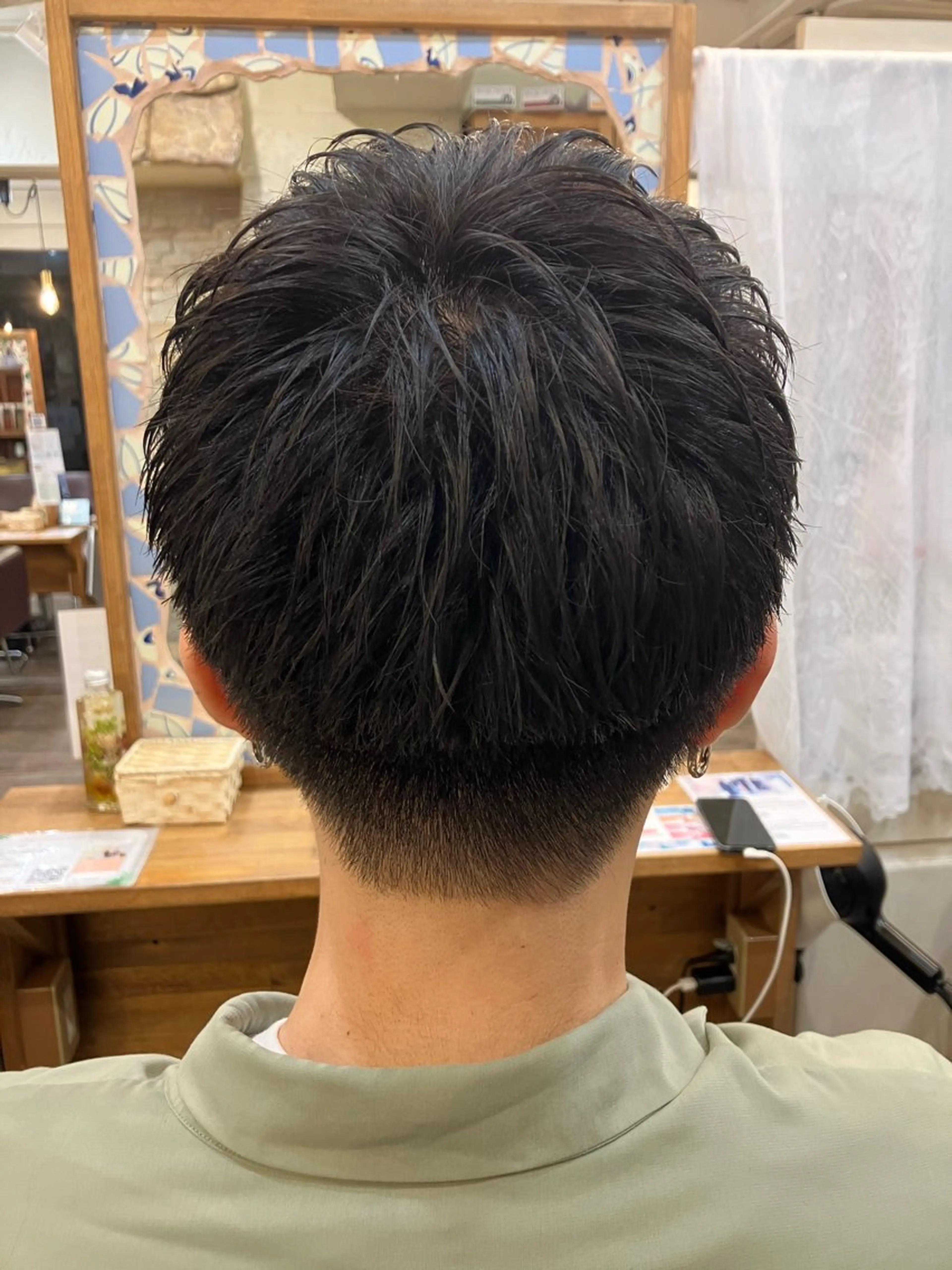 【練習モデル】 メンズカット+ワンカラー¥8500→¥1540🔥補足必読🔥の写真