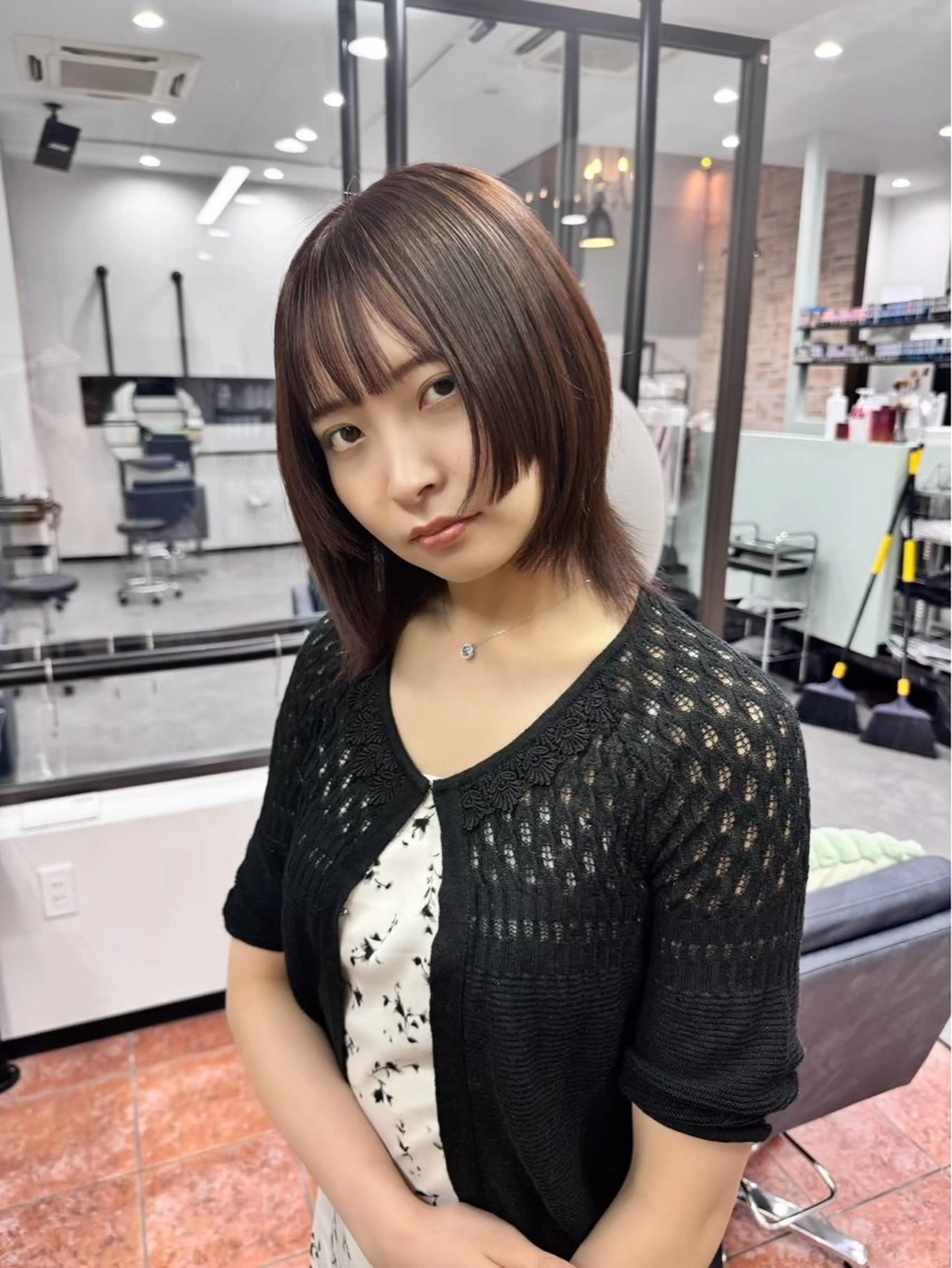 カラー ヘアカラー トリートメント Sora /eve hairのヘアスタイル