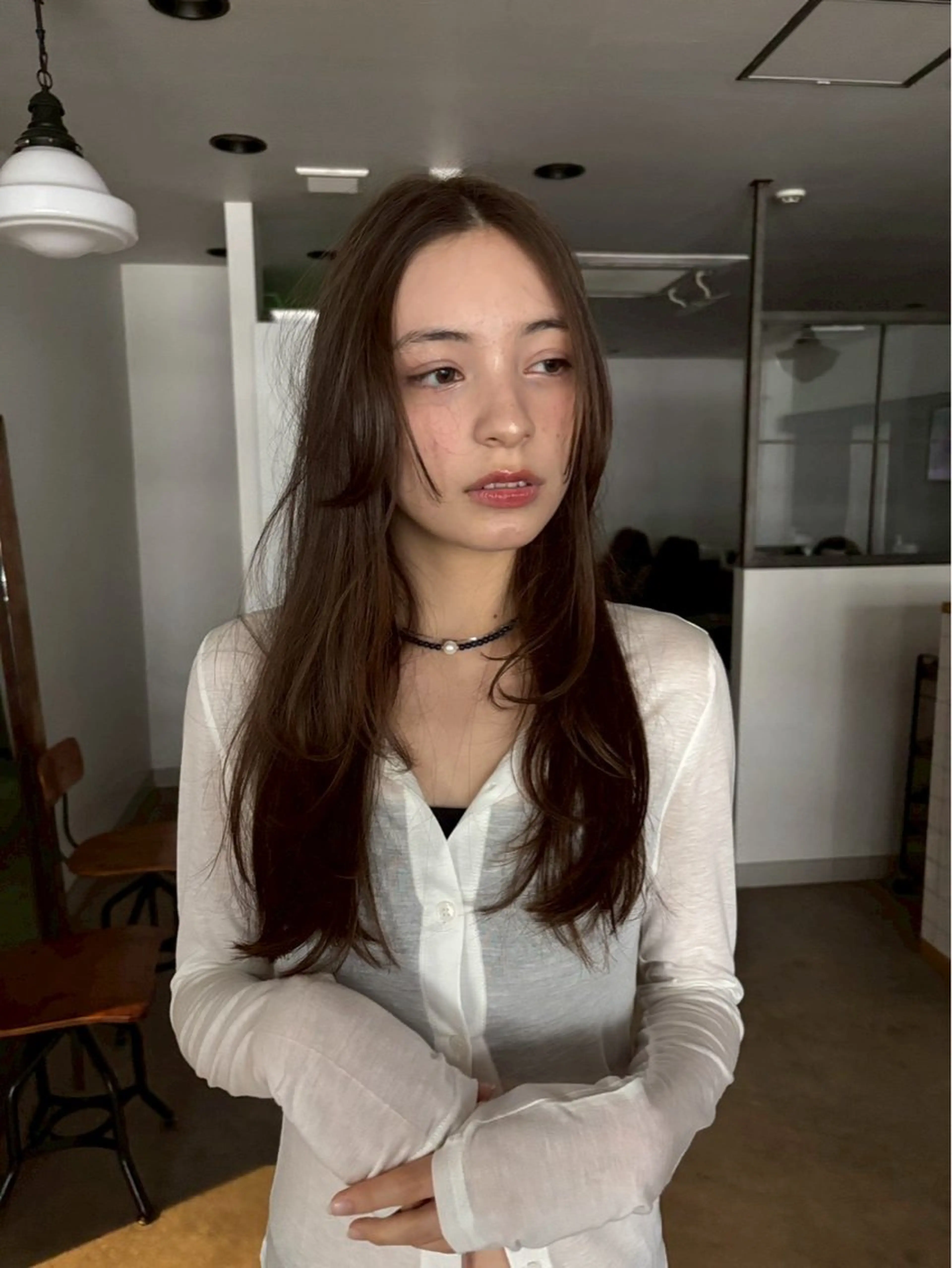 カラー miku/天神 艶カラーのヘアスタイル