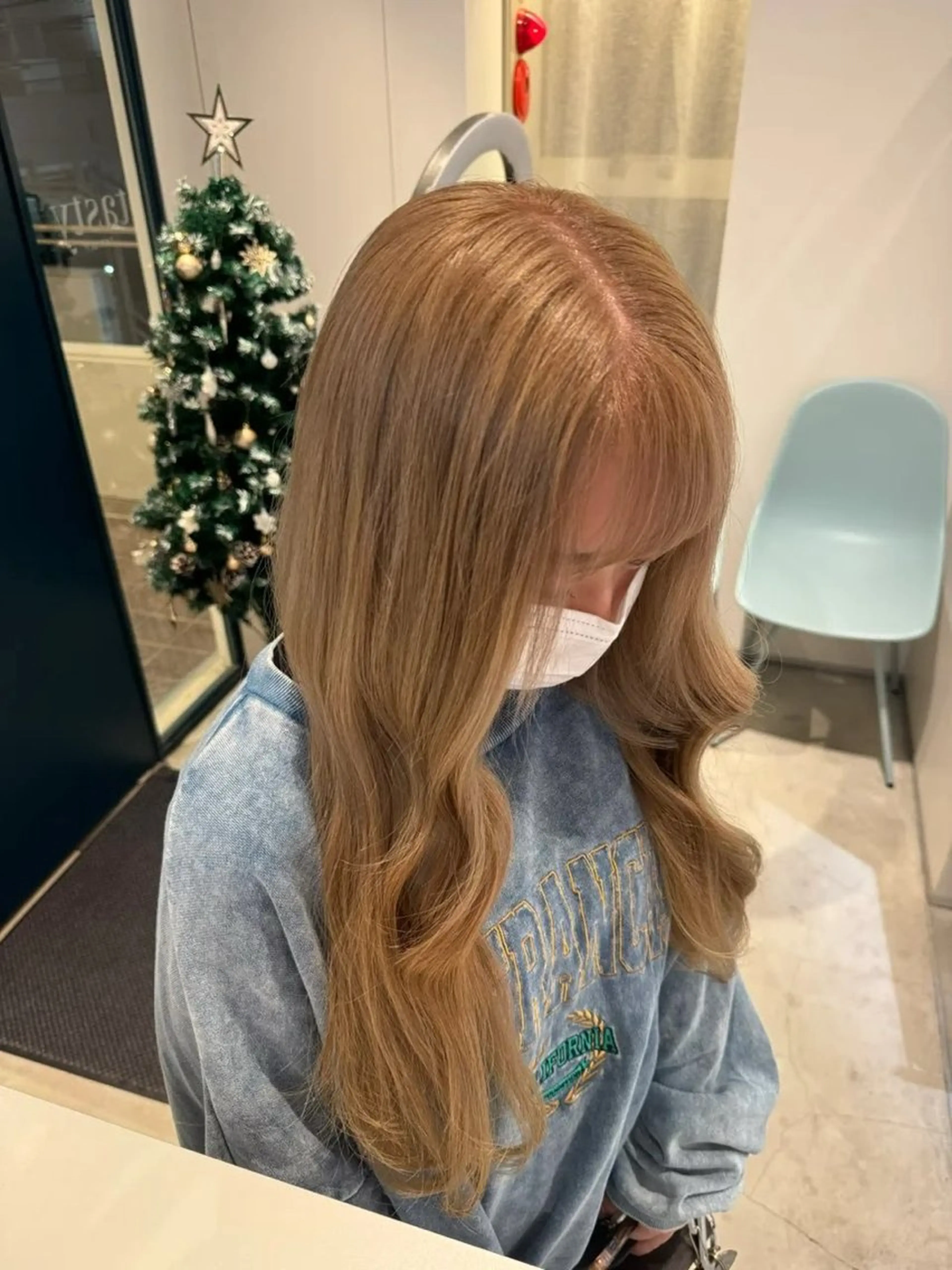 ロング カラー ベージュカラー MIO/天王寺/ 髪質改善/艶カラーのヘアスタイル