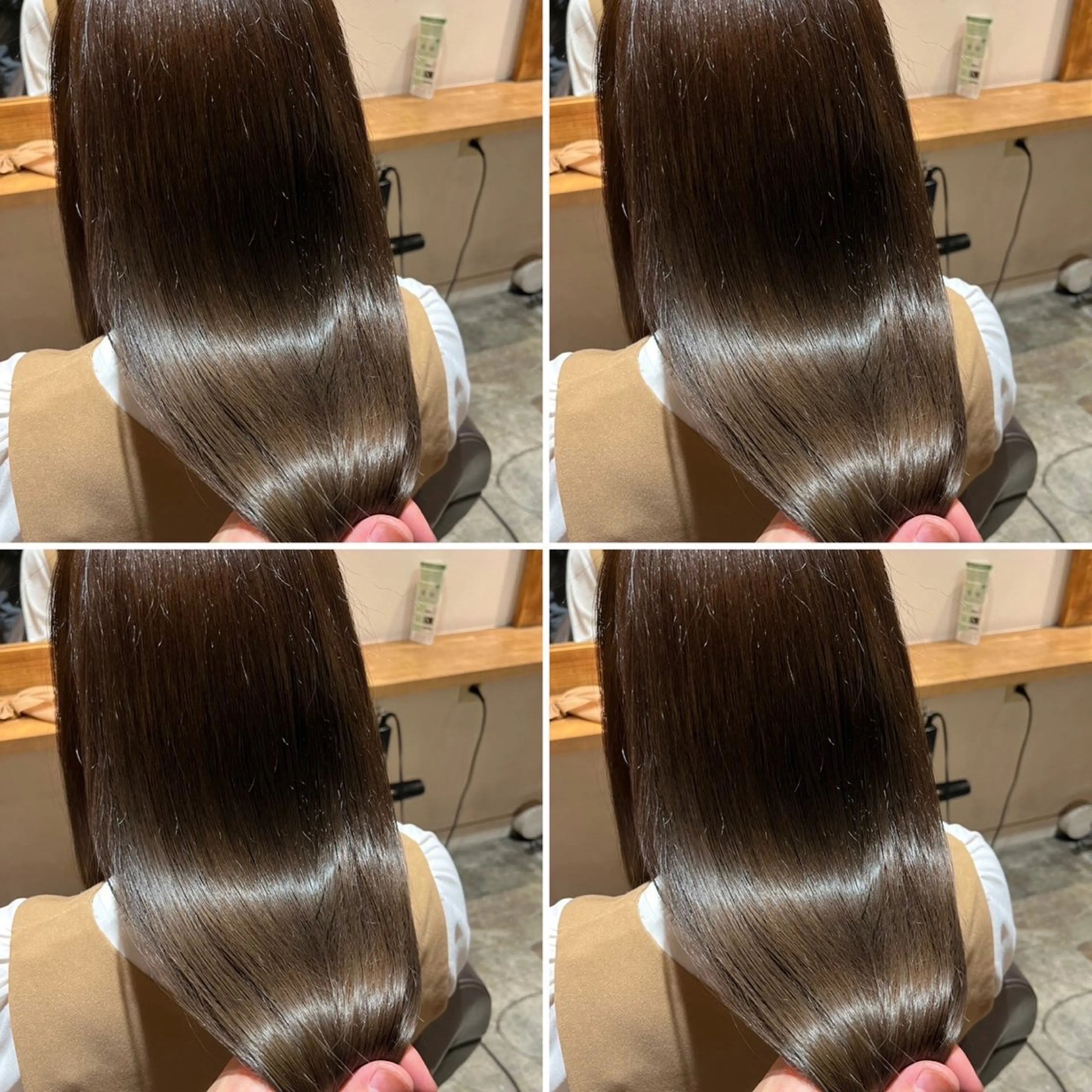 🔮【ミニモ学割】フルカラー＋トリートメント【ワンカラー・ブラウン・ブルーブラック・艶髪・暗髪】の写真