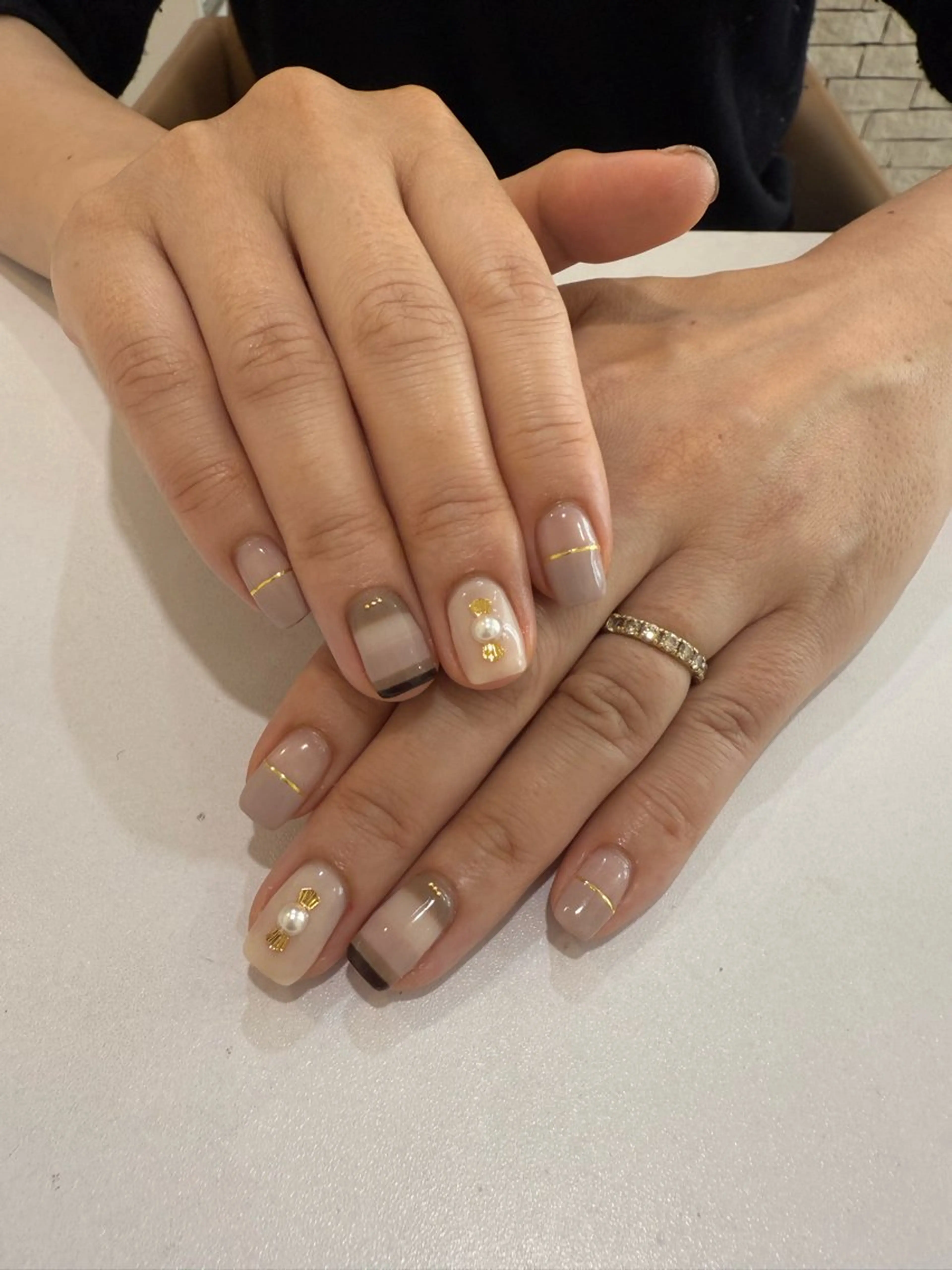 ネイル Blue Reef 四谷三丁目所属・たかの はづきのネイルデザイン