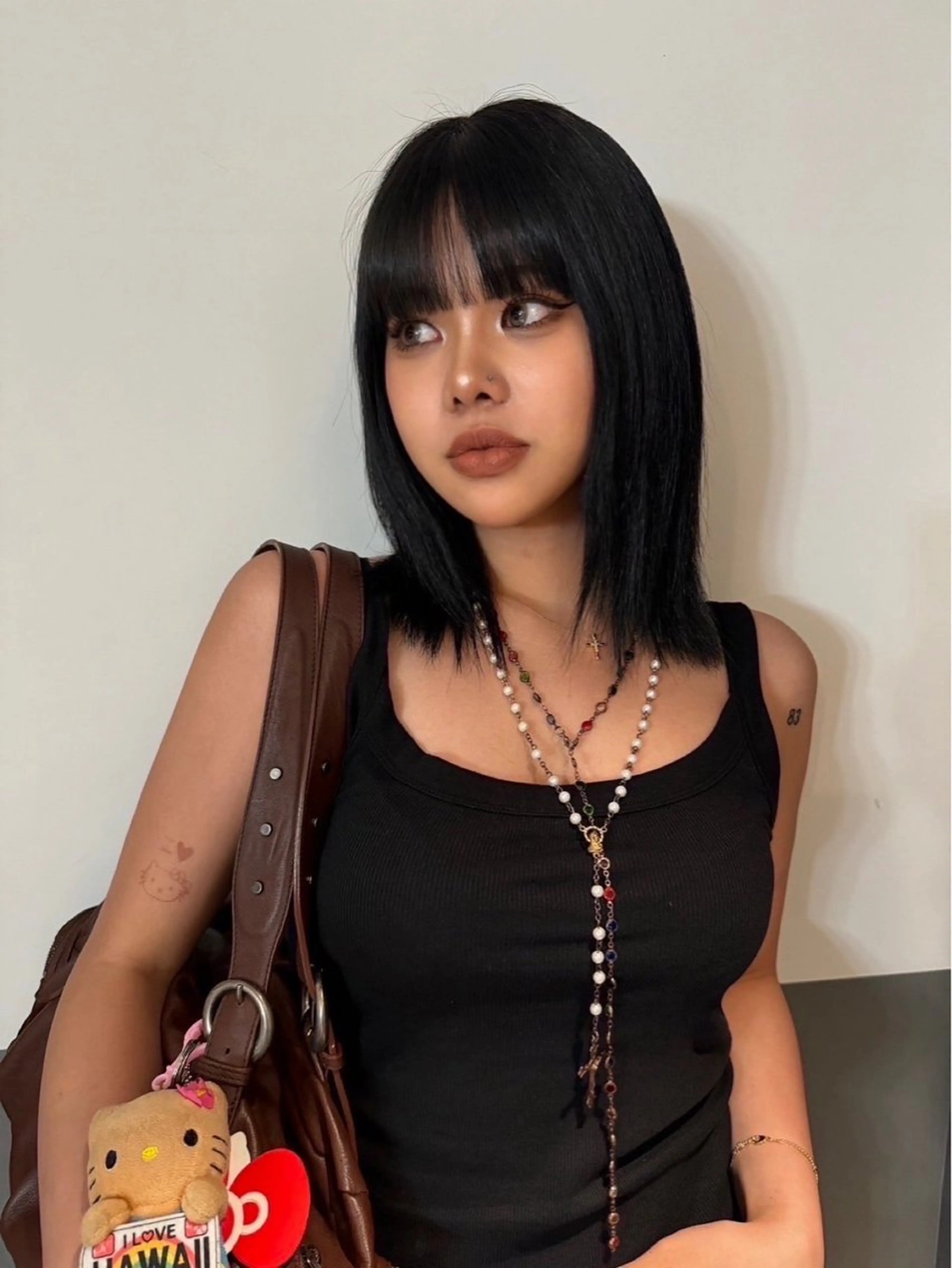 ミディアム カラー 黒髪 MEY HAIR所属・🎀海外ヘア/表参道 Satone🎀のヘアスタイル