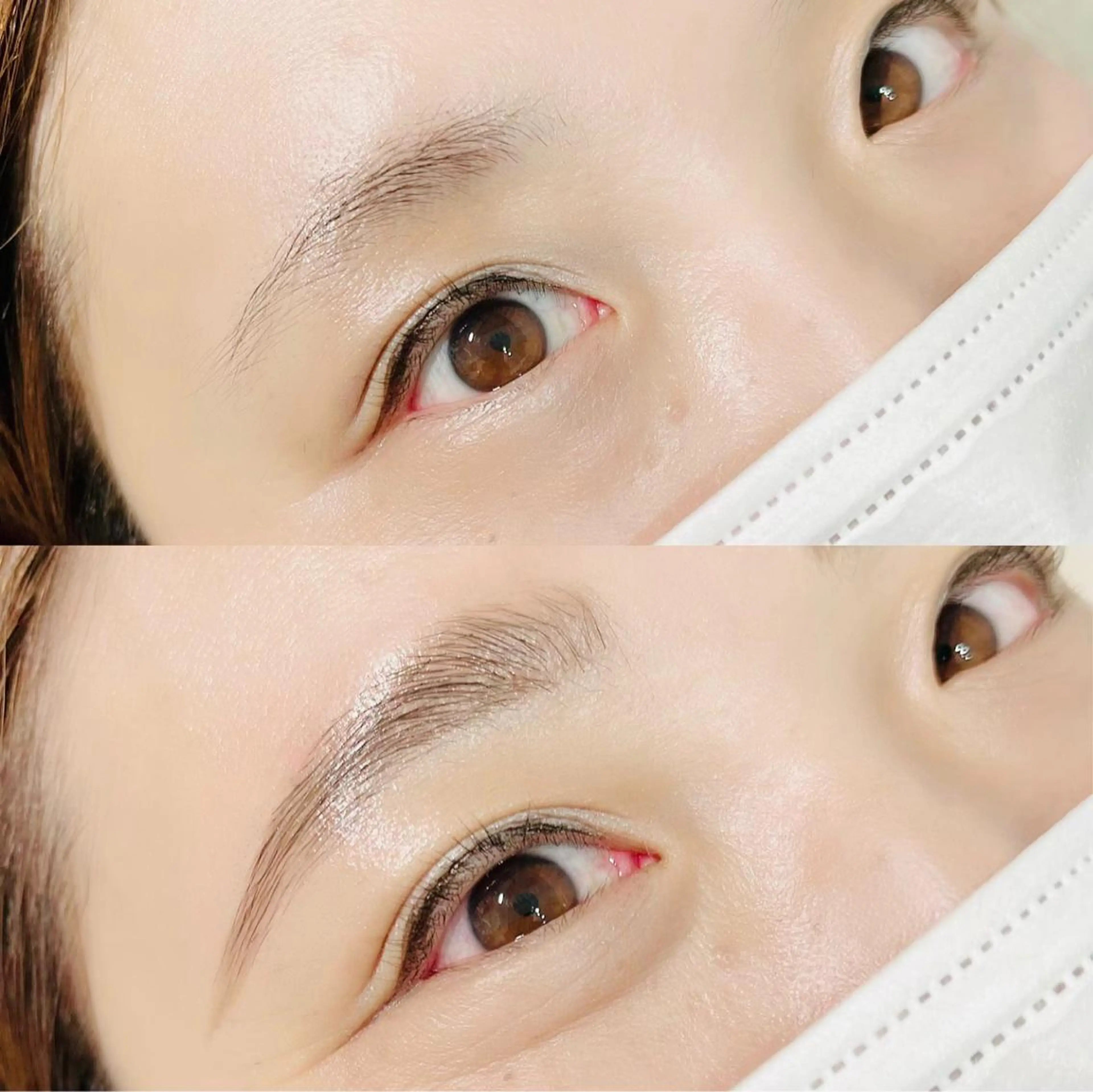 アイブロウ 眉カラー ハリウッドブロウリフト 眉毛ワックス脱毛 ワックス脱毛 その他(アイブロウ) eyelash presh yukaのマツエク・マツパデザイン