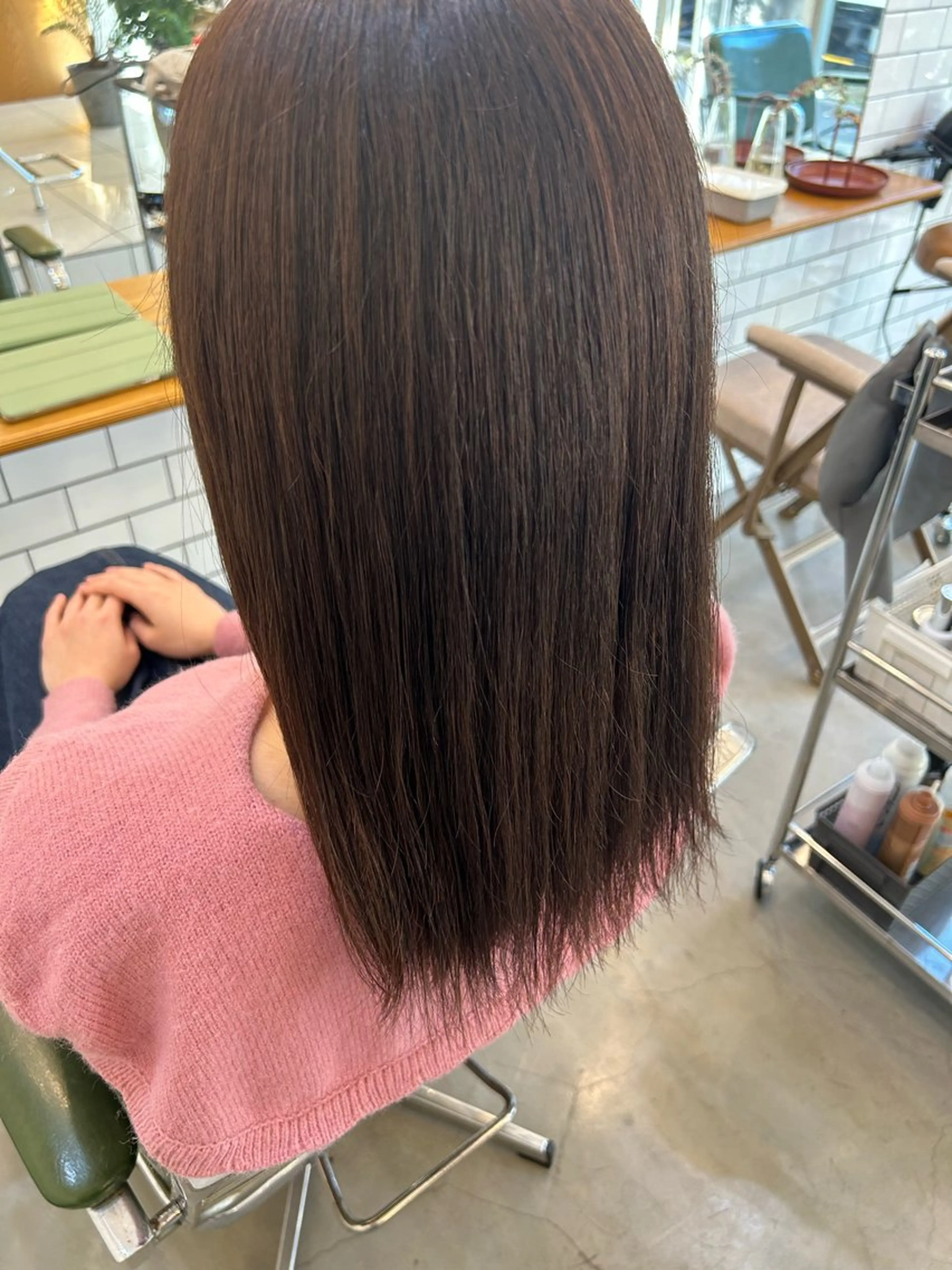 セミロング aen parlor所属・💐レイヤー/ 暖色/りゅーき💐のヘアスタイル