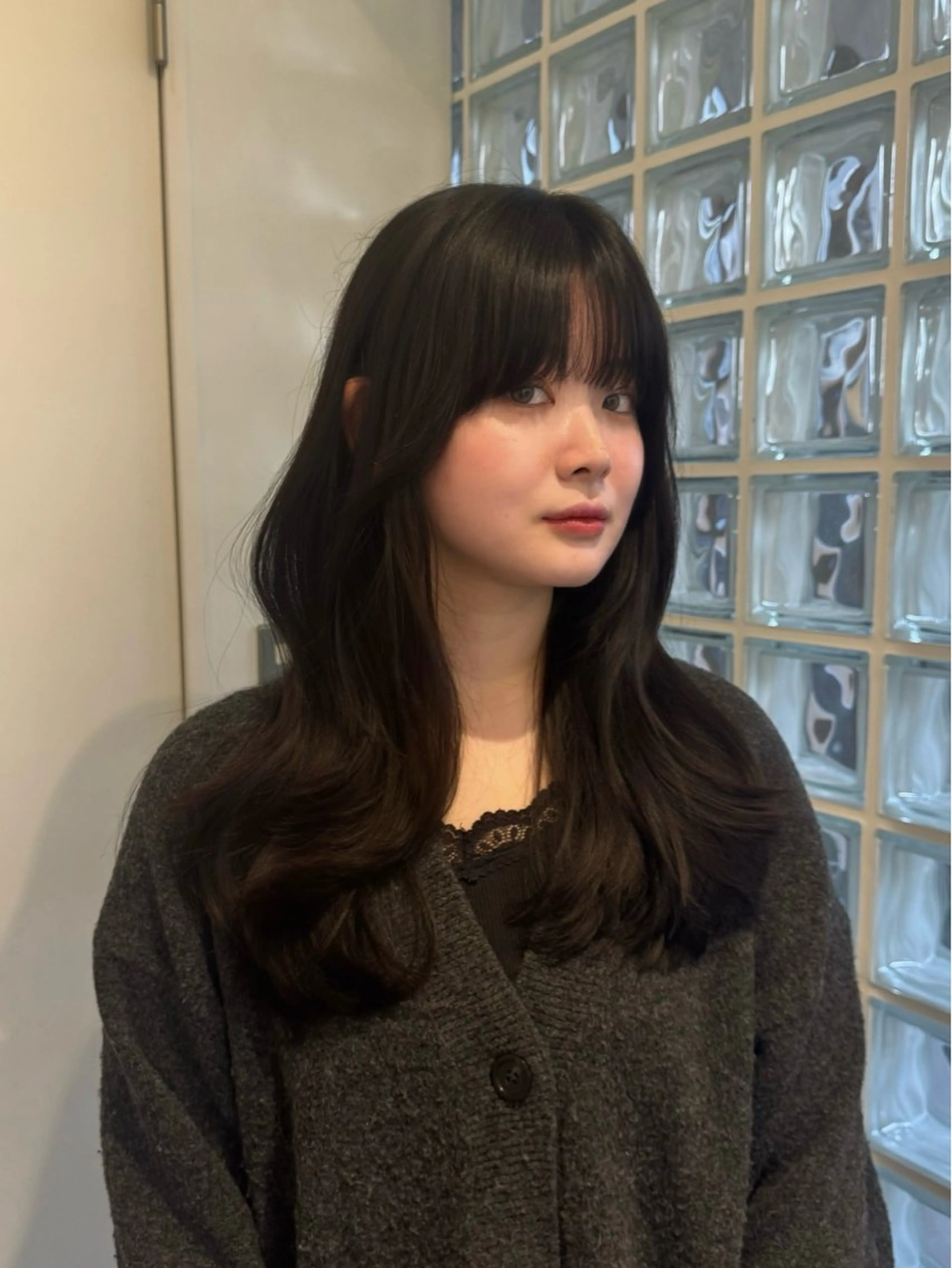 ロング カラー カット ヘアカラー ワンカールで盛れる レイヤー🎀Macoのヘアスタイル