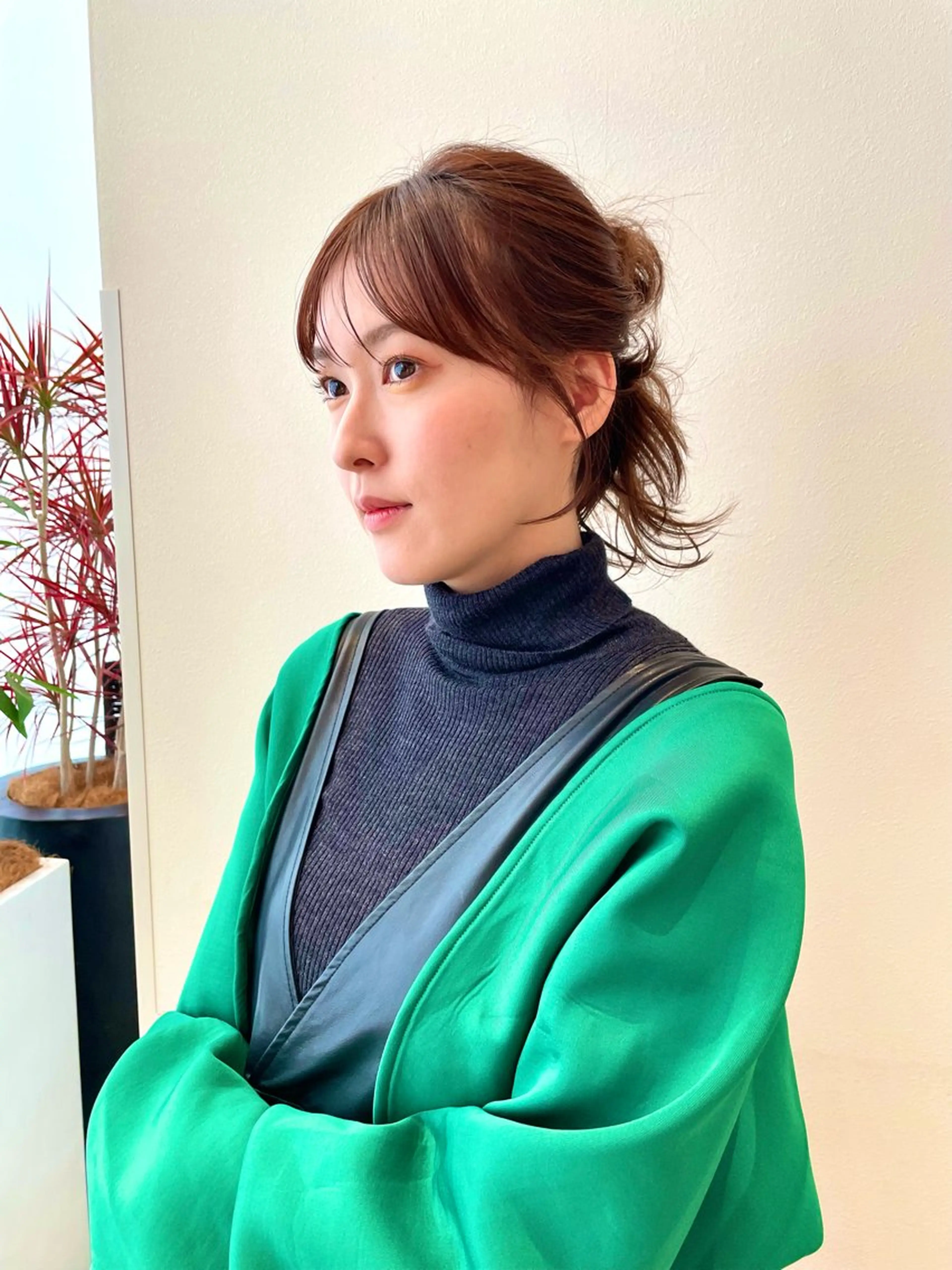 ロング カラー 顔周りカット おくれ毛 ktwo/難波 /似合わせ/木浦のヘアスタイル