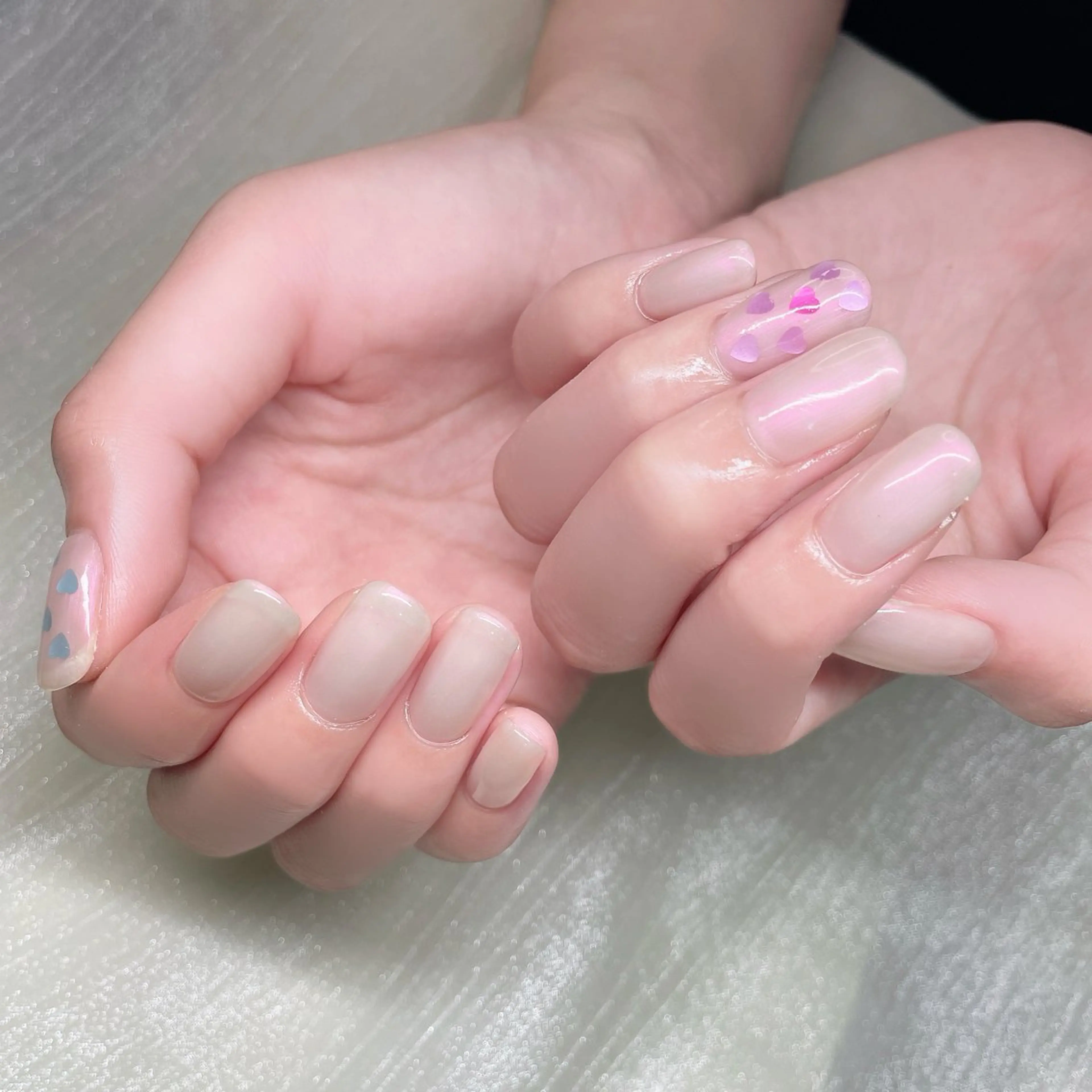 ネイル 長さ出し ハンドネイル Nailist suzuのネイルデザイン