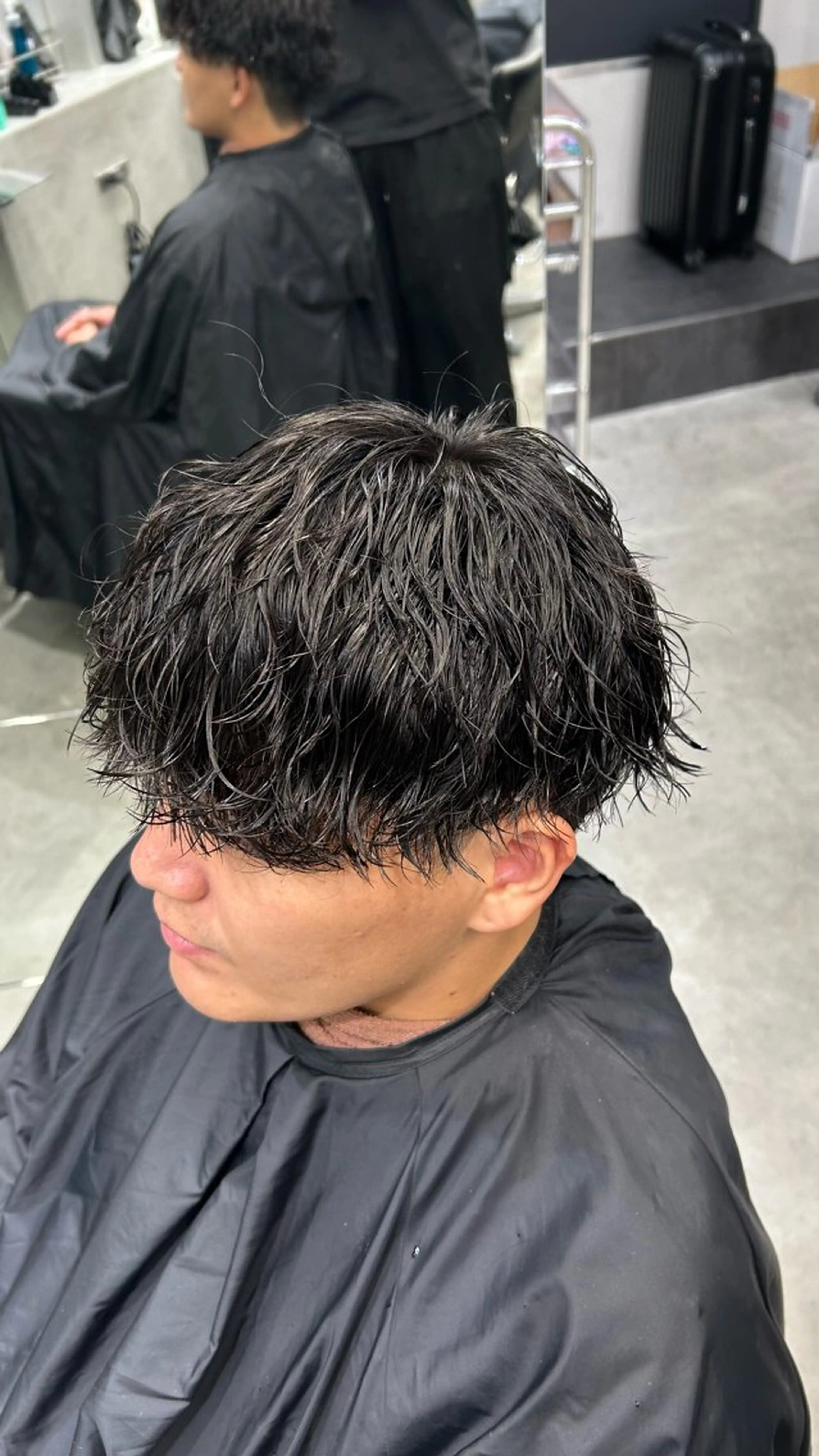 パーマ メンズ 藤平海音/fifth PARKのヘアスタイル