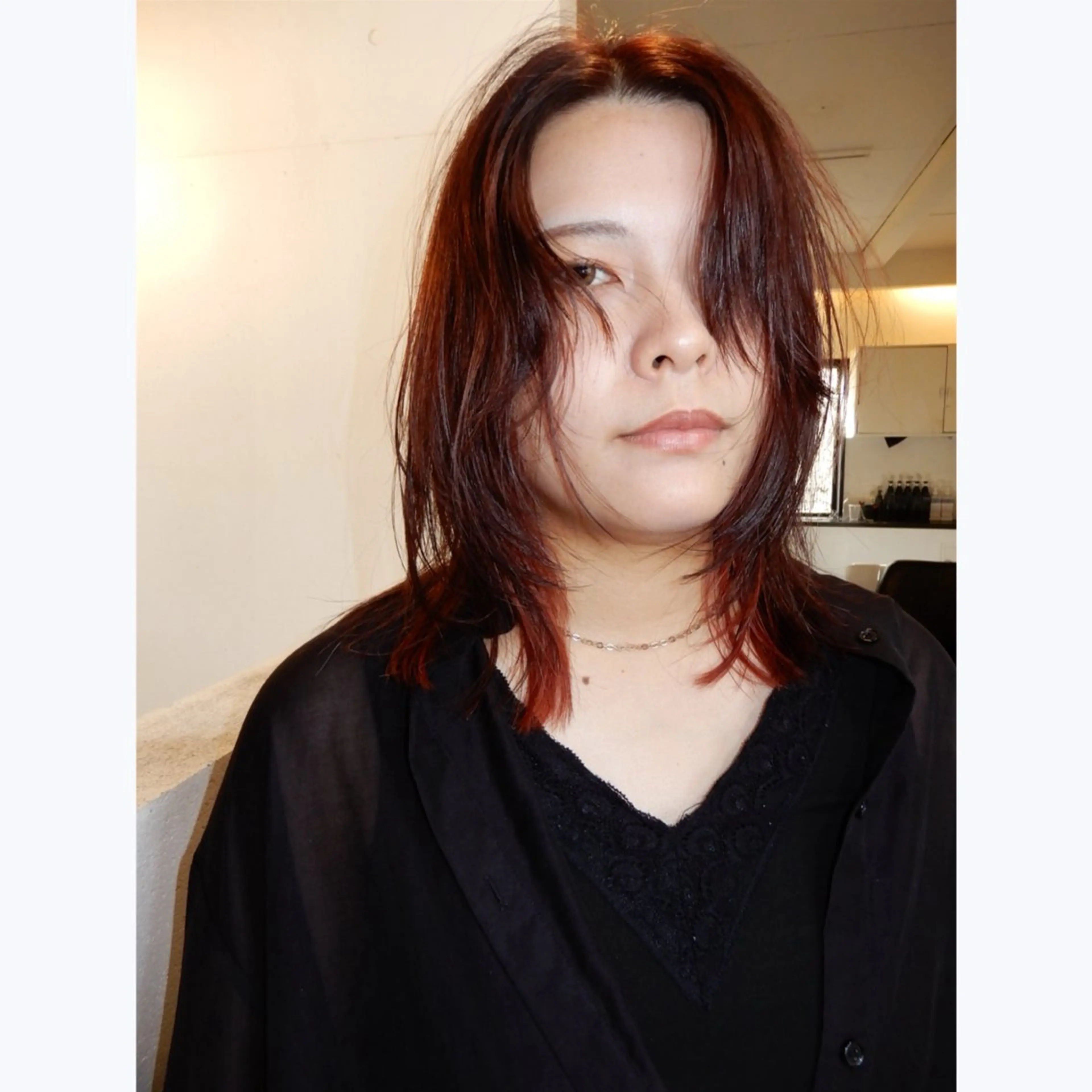 ⚛️カット➕インナーカラー⚛️の写真