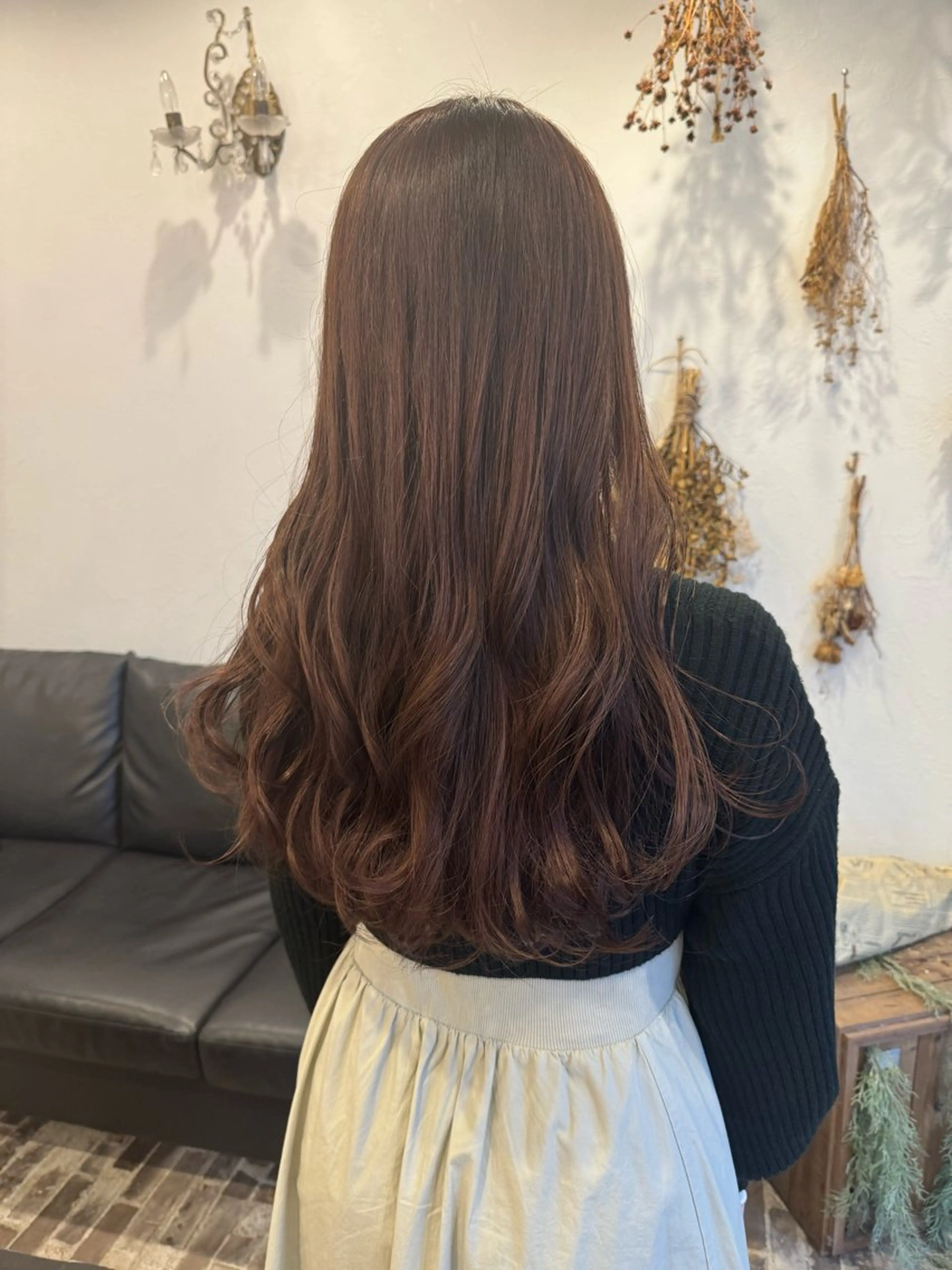 ロング カラー ブラウンカラー ラベンダーカラー ロング カット ヘアカラー トリートメント m ā l o.🌷 サカモトマイコのヘアスタイル