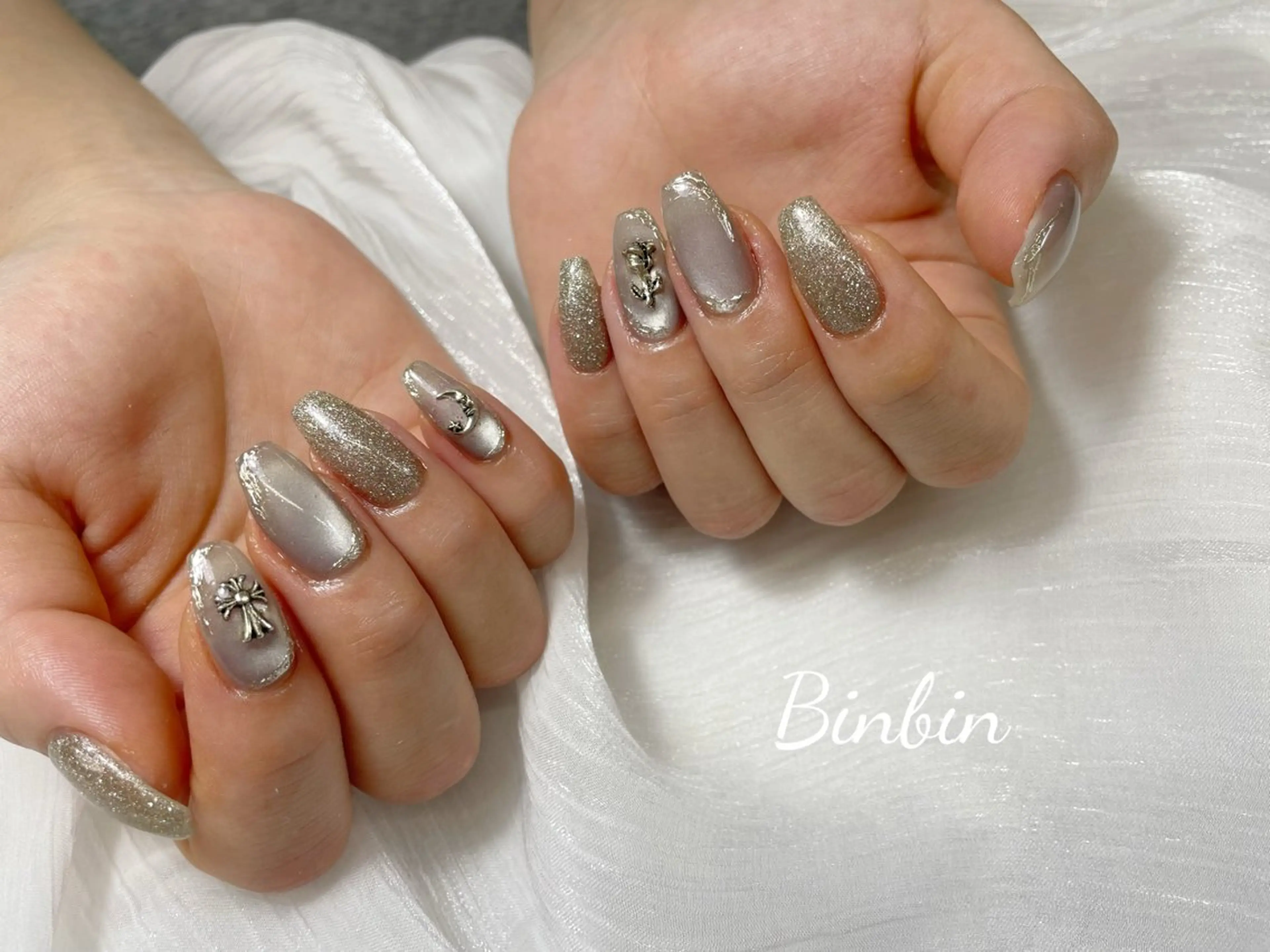 ネイル ハンドネイル ハンドケア 閨匠ビューティサロン 新橋店♡BinBinのネイルデザイン