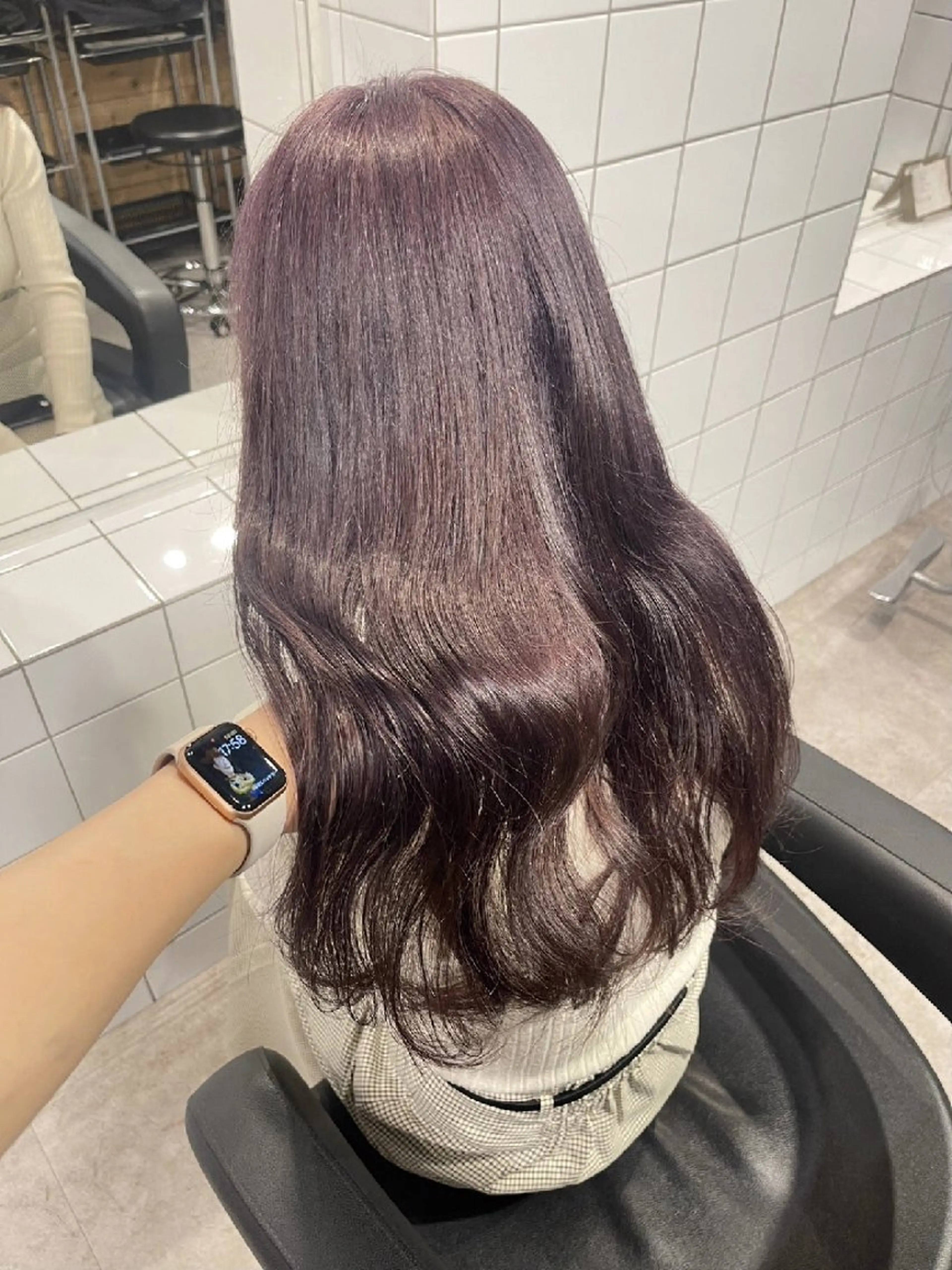 セミロング ヘアアレンジ カラー ヘアカラー トリートメント ヘッドスパ ヘアセット 公式PARADE💐 池袋💐のヘアスタイル