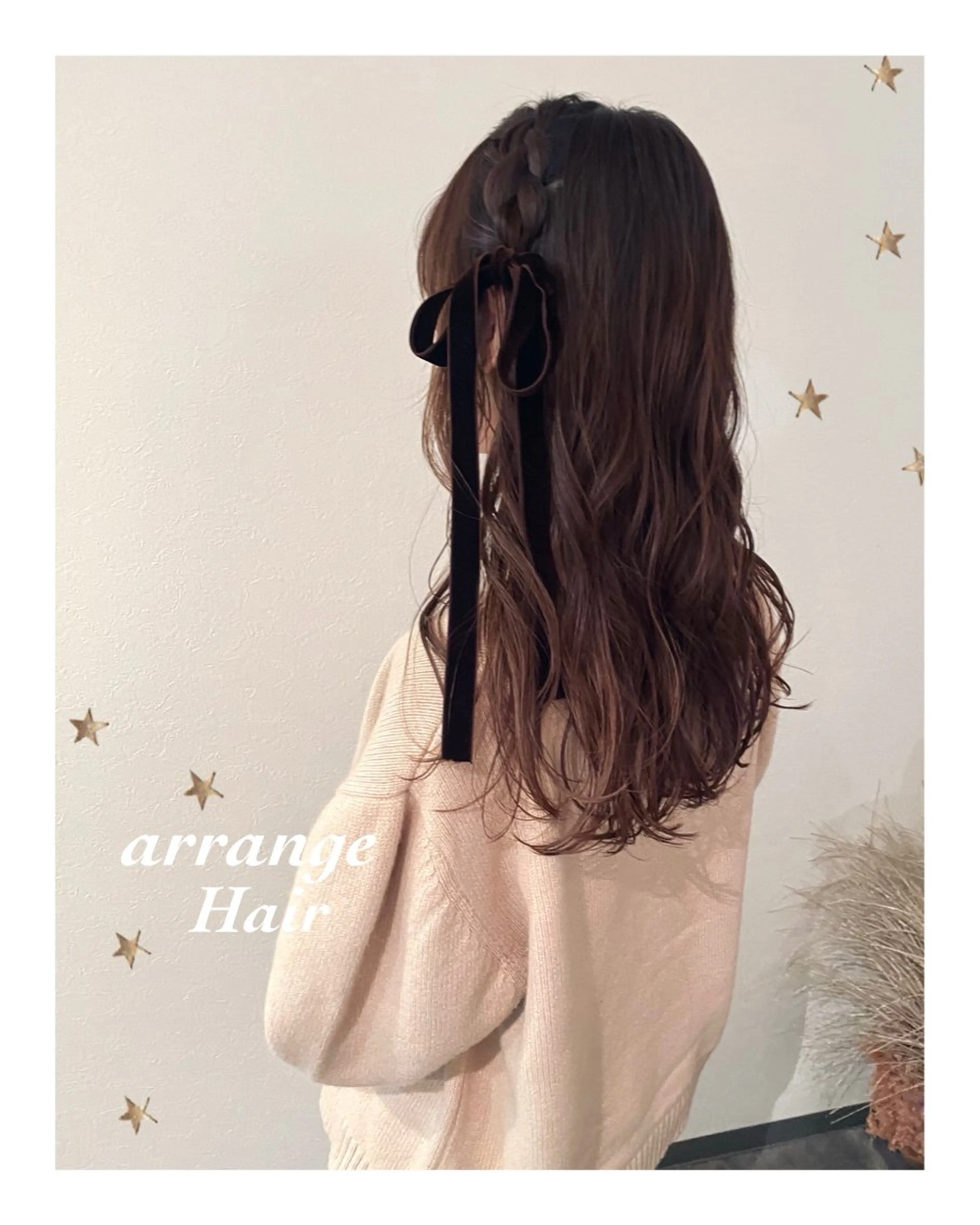 セミロング ヘアアレンジ ヘアセット 市川 千夏のヘアスタイル