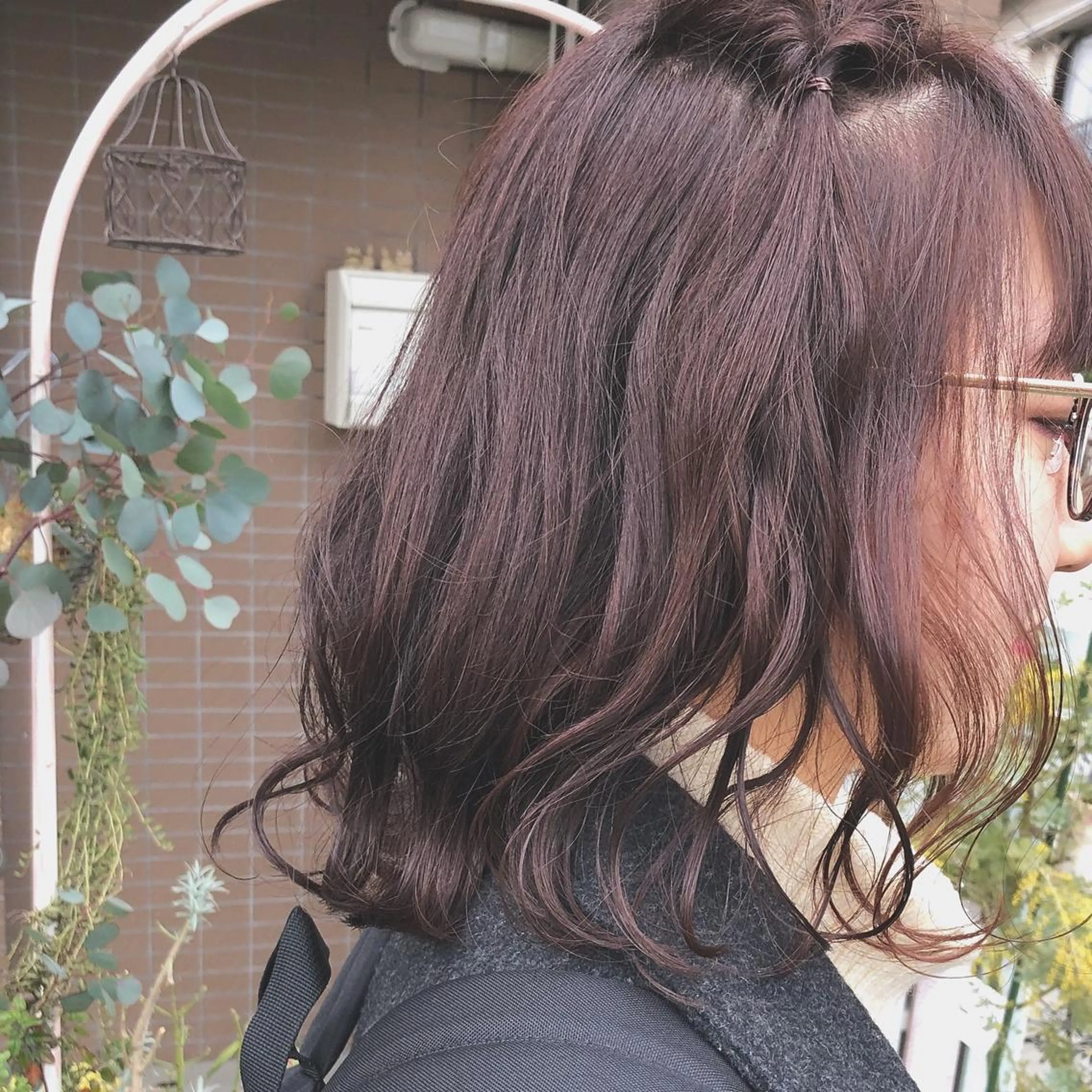 ミディアム カラー ピンクカラー バイオレットカラー カット ヘアカラー トリートメント N°+aero 🦔近藤 のぞみ🦔のヘアスタイル