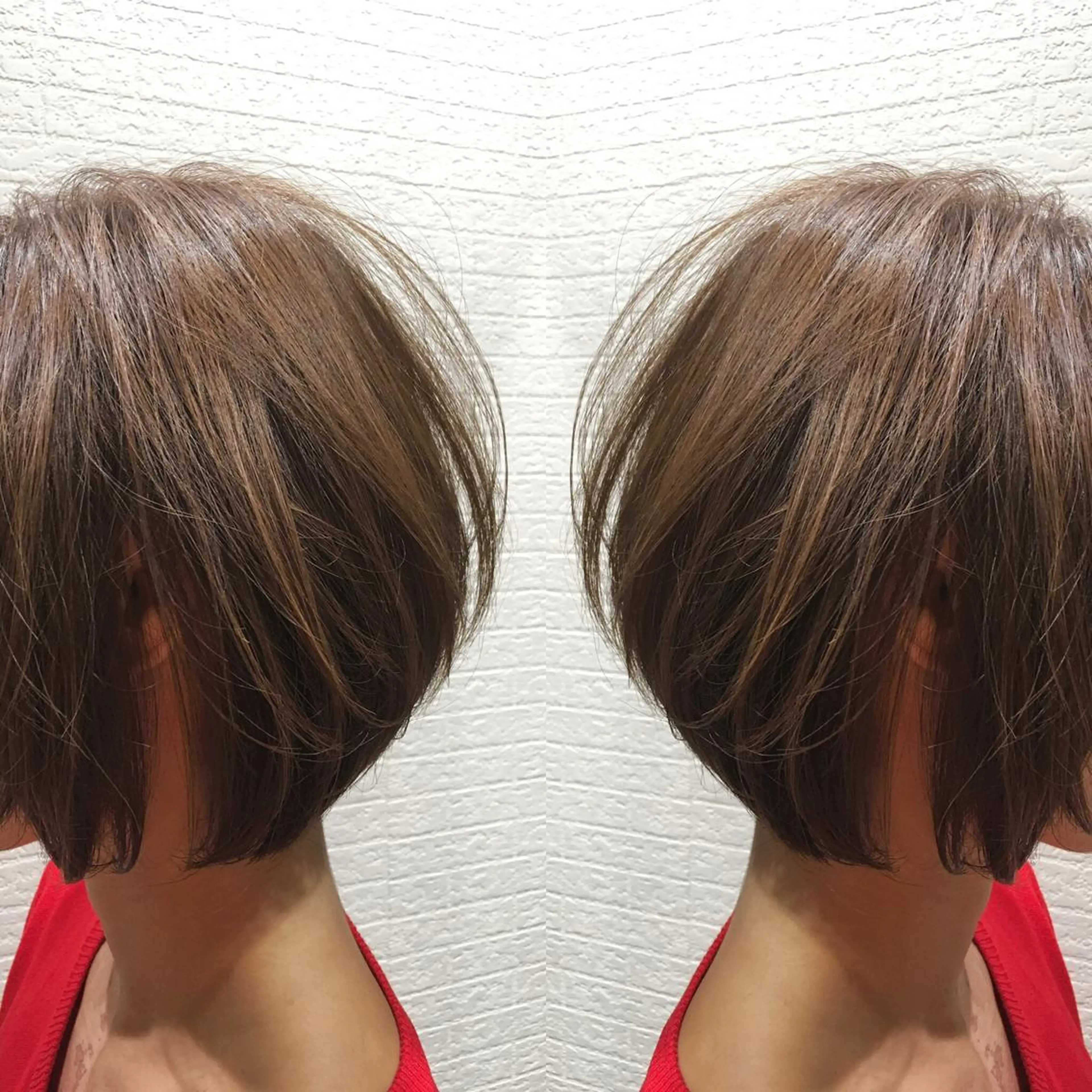 ショート カラー トリートメント カット ヘアカラー トリートメント 髪質改善美容師 中村　一のヘアスタイル