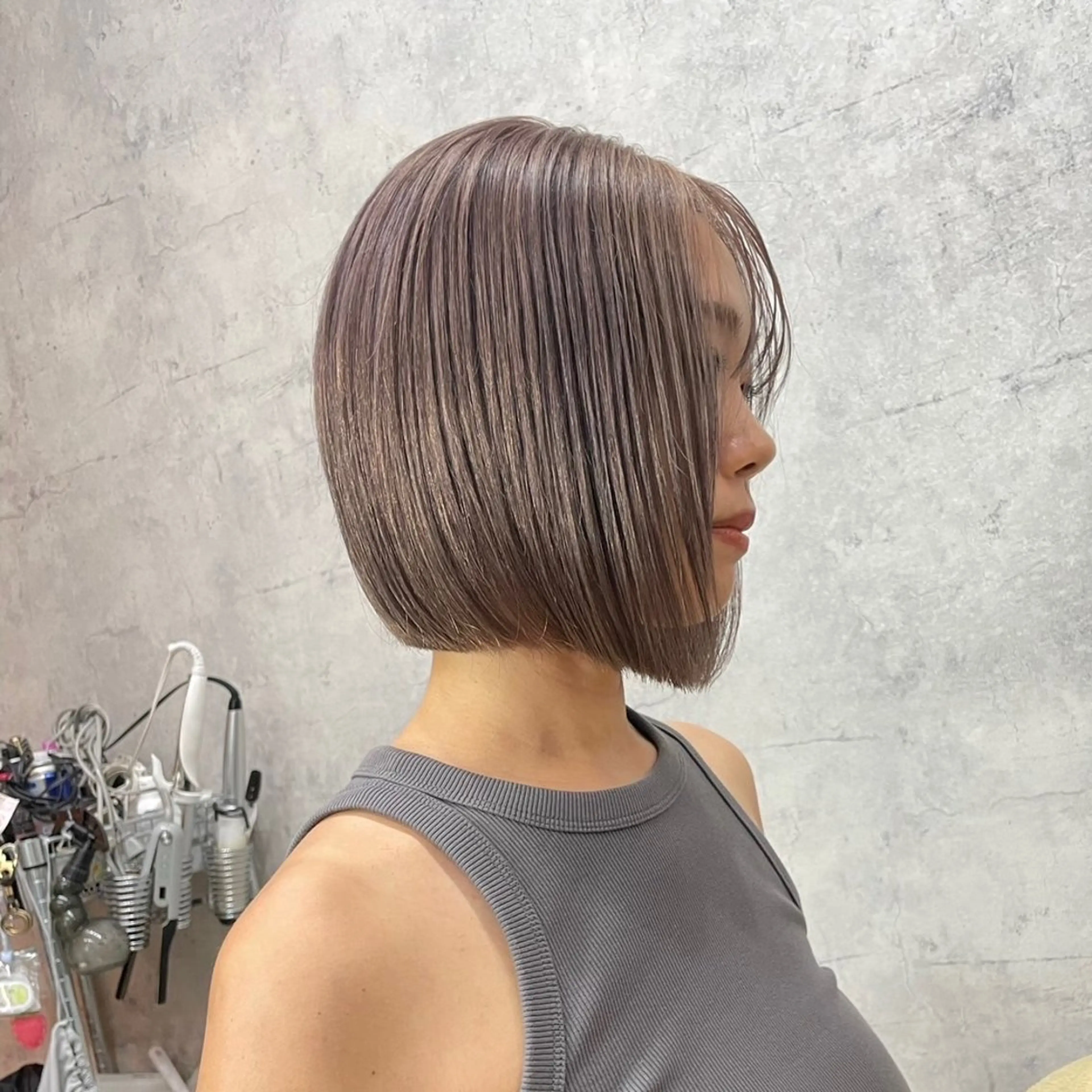 ショート エクステ・レイヤ ーカット松下宗翔のヘアスタイル