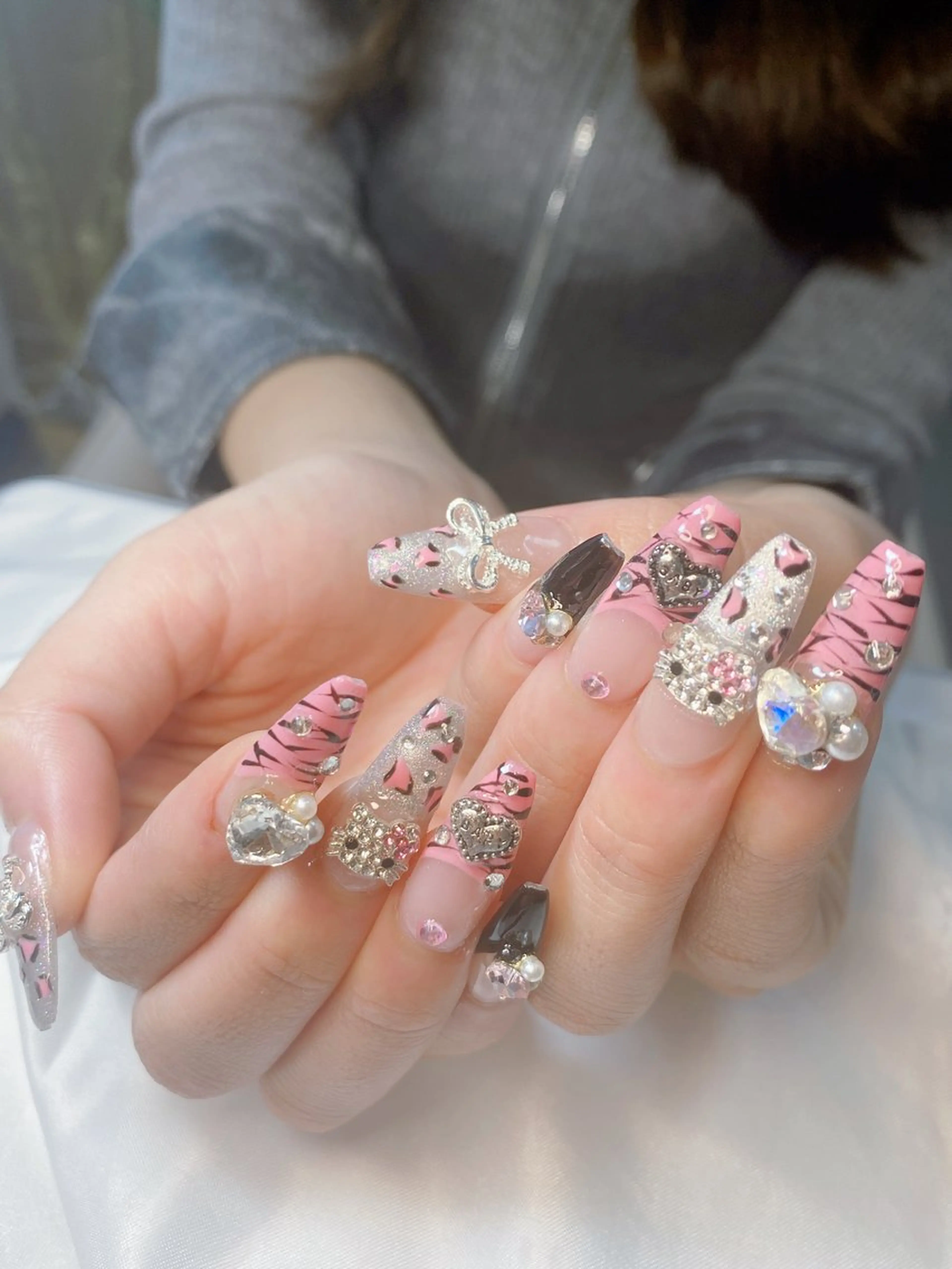 ネイル ハイネイル 自宅サロンのネイルデザイン