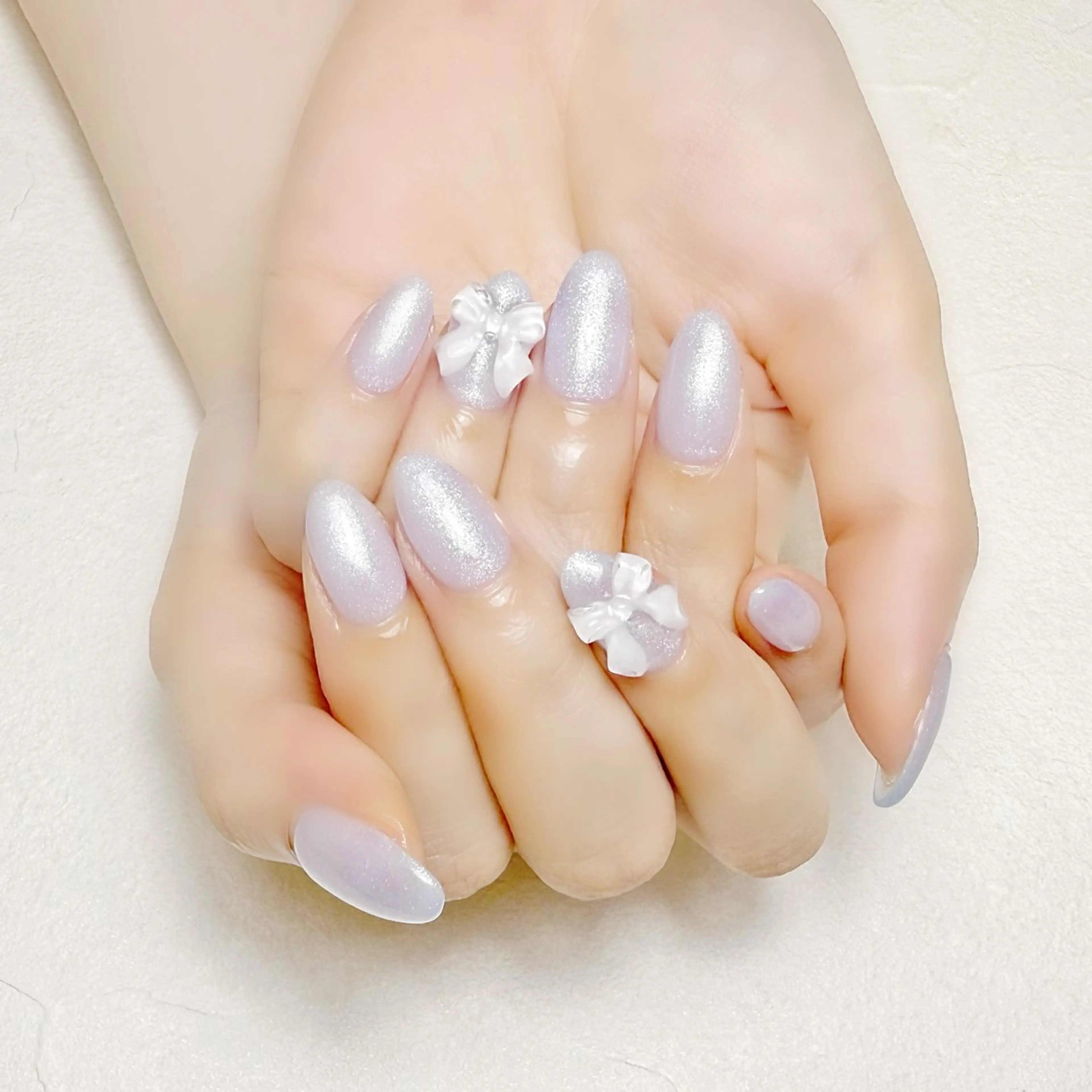 ネイル オフィスネイル リボン rouse nail RISATOのネイルデザイン