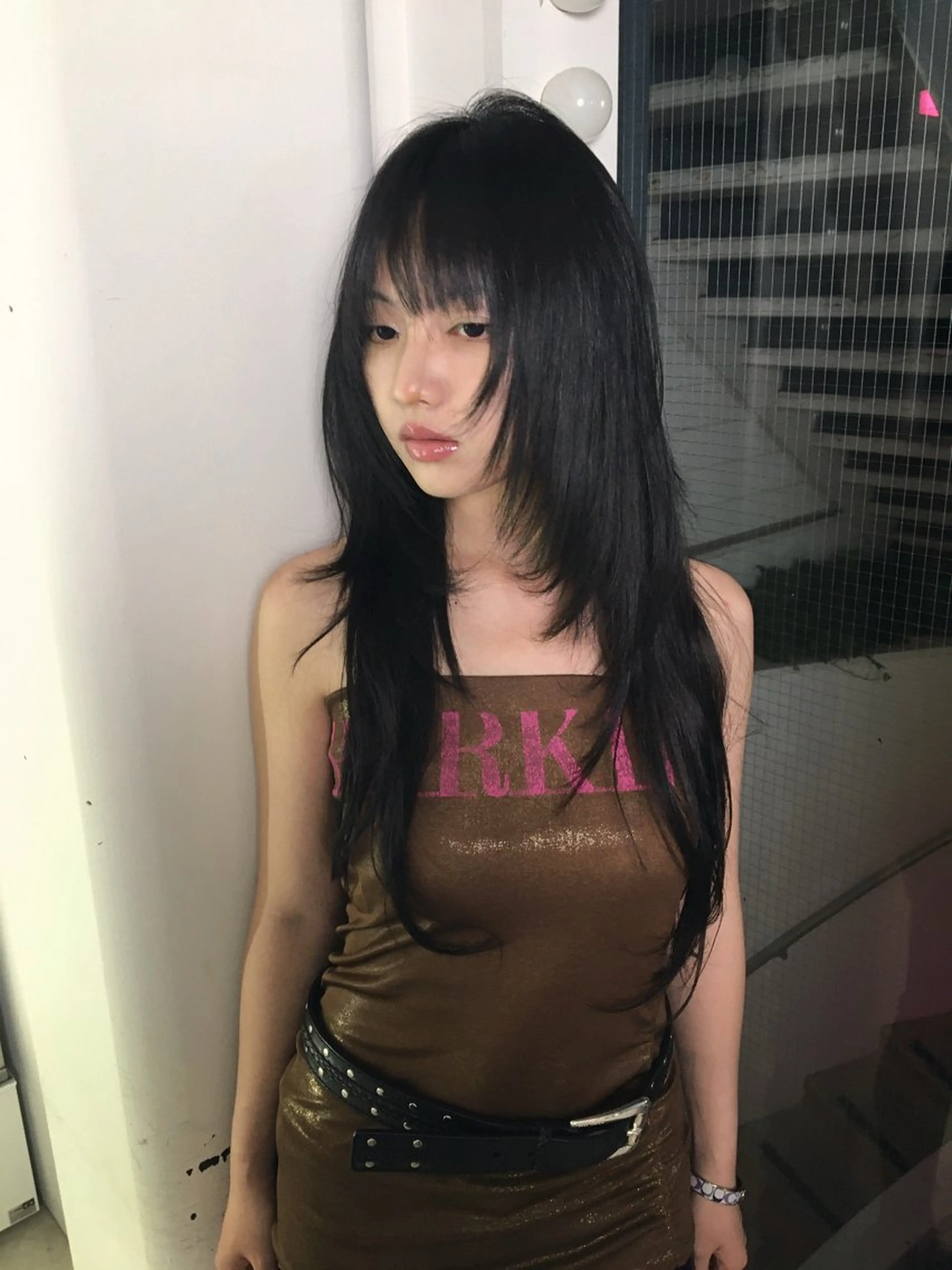 ロング ヘアカラー トリートメント Hanaka🐈‍⬛ 海外×ニュアンスのヘアスタイル