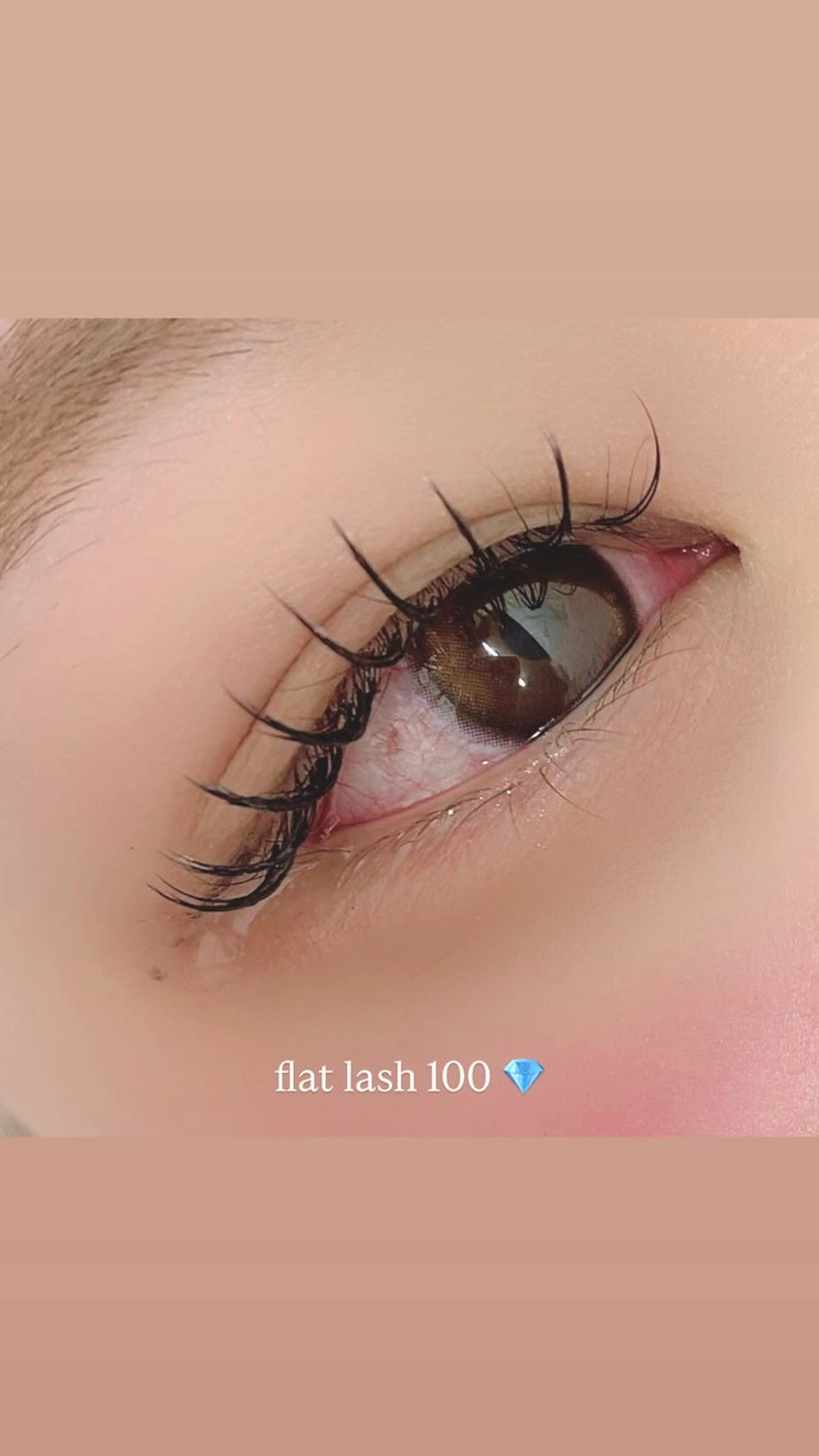 マツエク・マツパ Dカール フラットラッシュ マツエク eye 梨花のマツエク・マツパデザイン