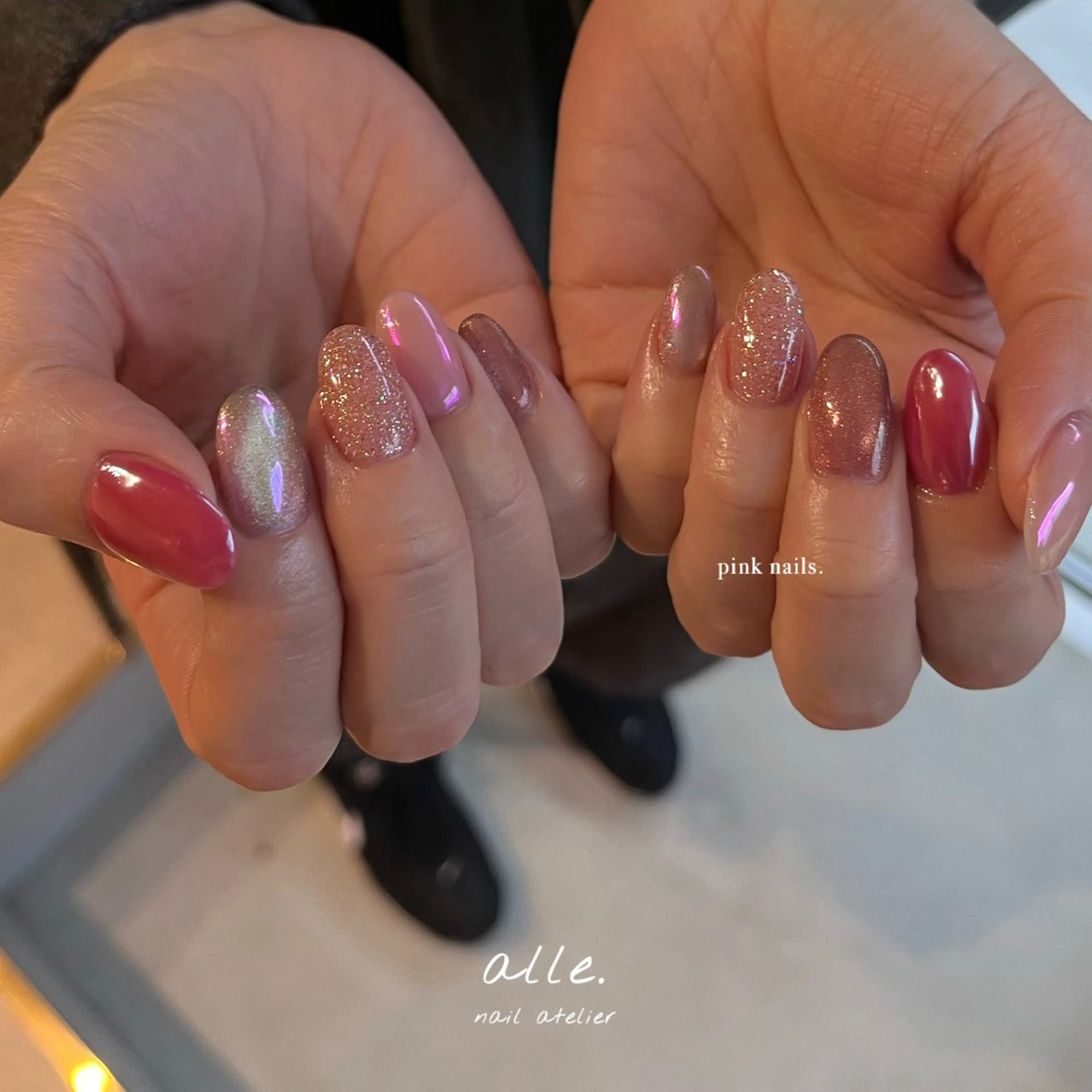 ネイル ハンドネイル atelier alle.のネイルデザイン