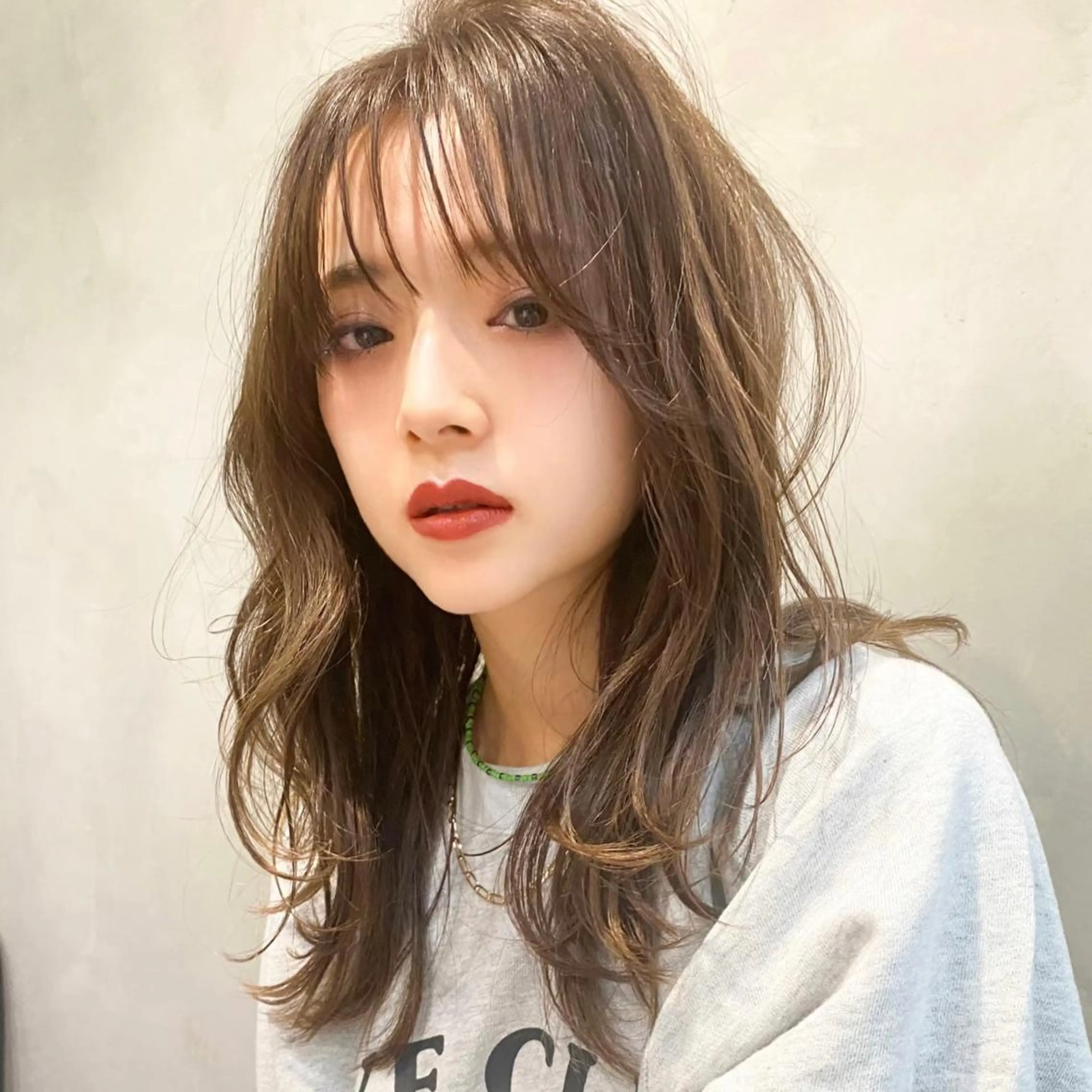 ミディアム カラー パーマ ヘアアレンジ メンズ キッズ ネイル マツエク・マツパ アイブロウ ヘアカラー トリートメント ヘッドスパ ヘアセット 丁寧なカウンセリング 🌿Chiemi🌿のヘアスタイル