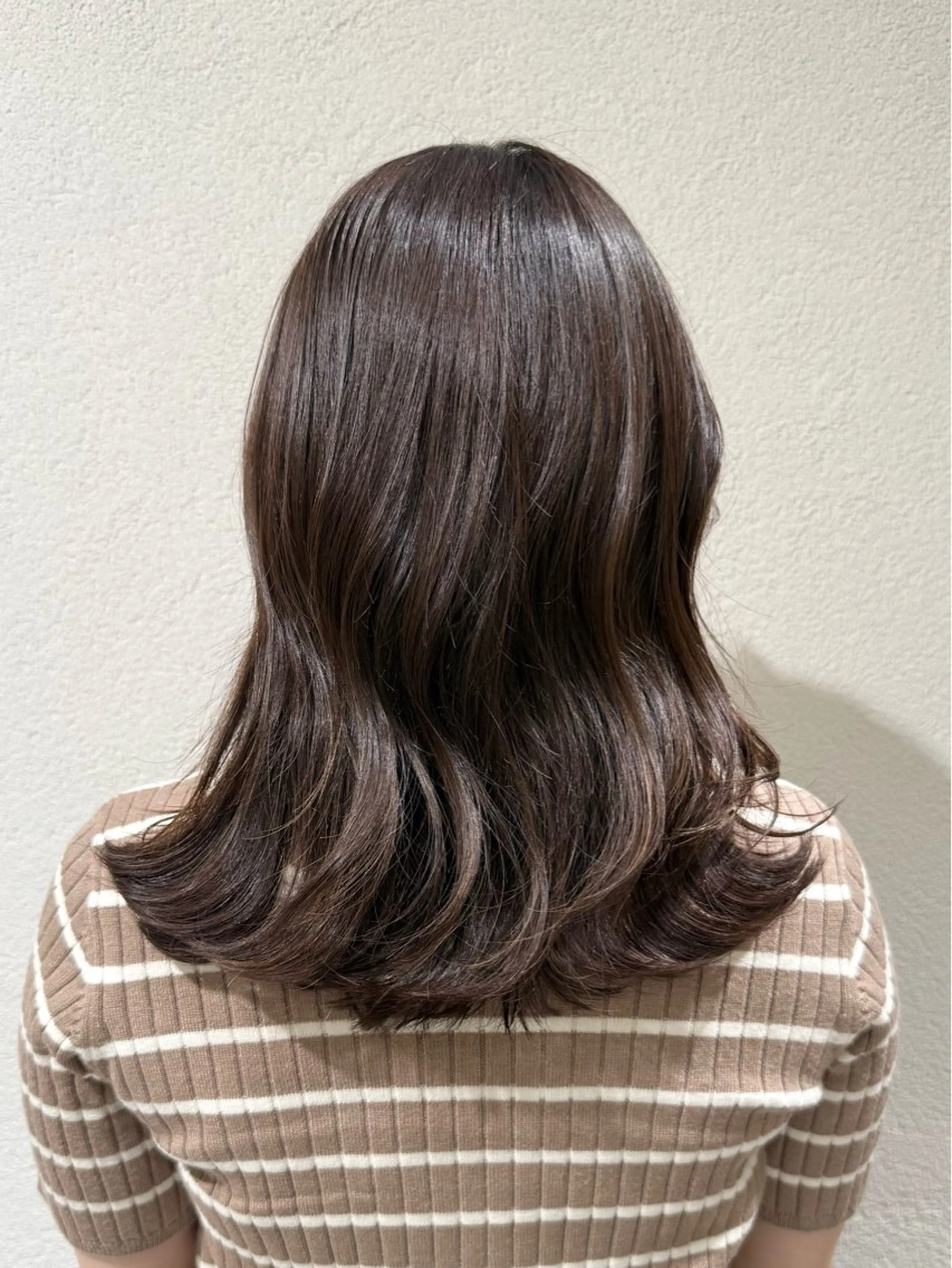 セミロング カラー カット ヘアカラー トリートメント 🎀髪質改善🎀 恵比寿/sayuのヘアスタイル