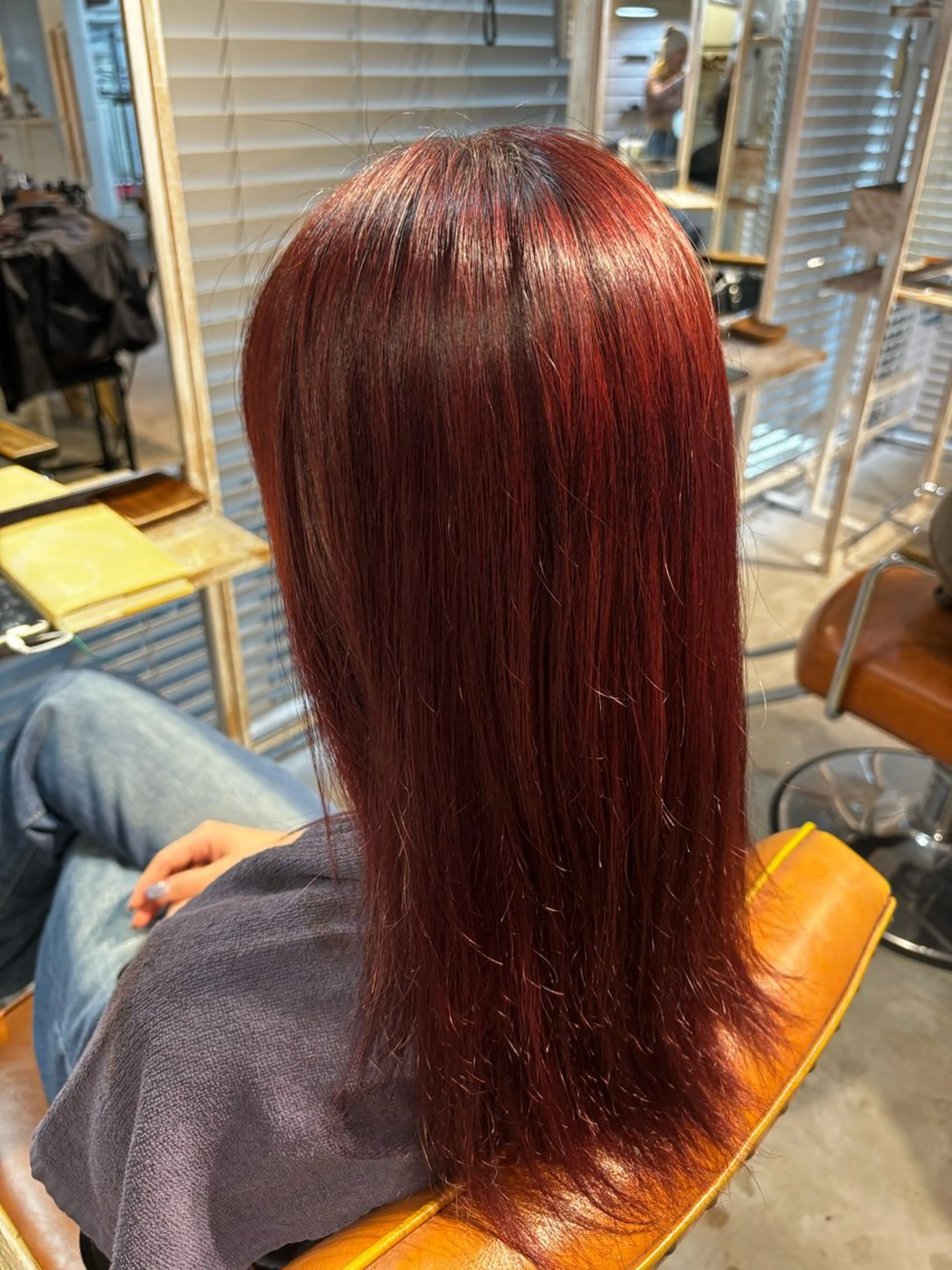 セミロング カラー ブリーチ 🎀川越🤍透明感 カラー  uRaraのヘアスタイル