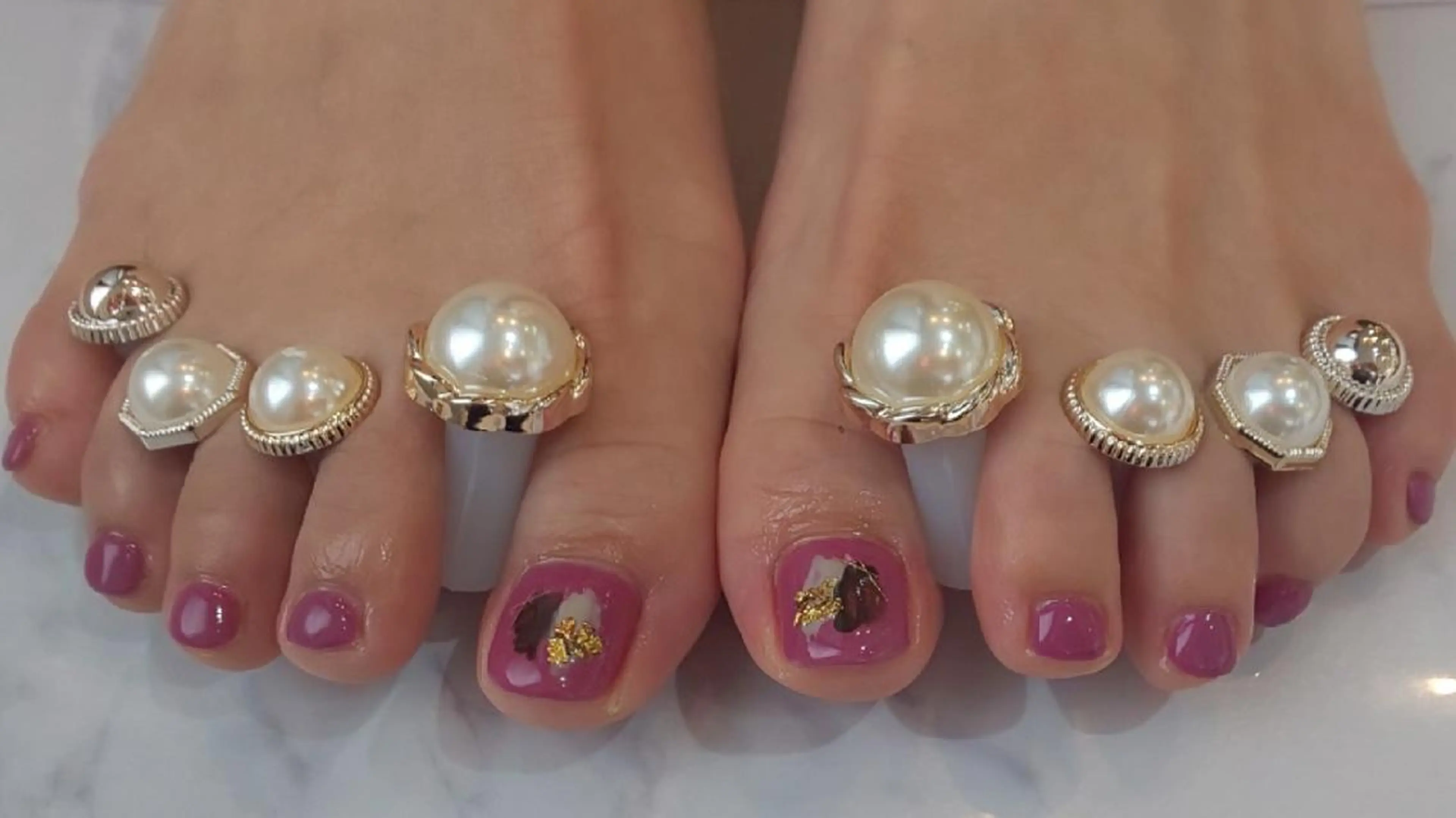 ネイル フットネイル felicita fumi🩷のネイルデザイン