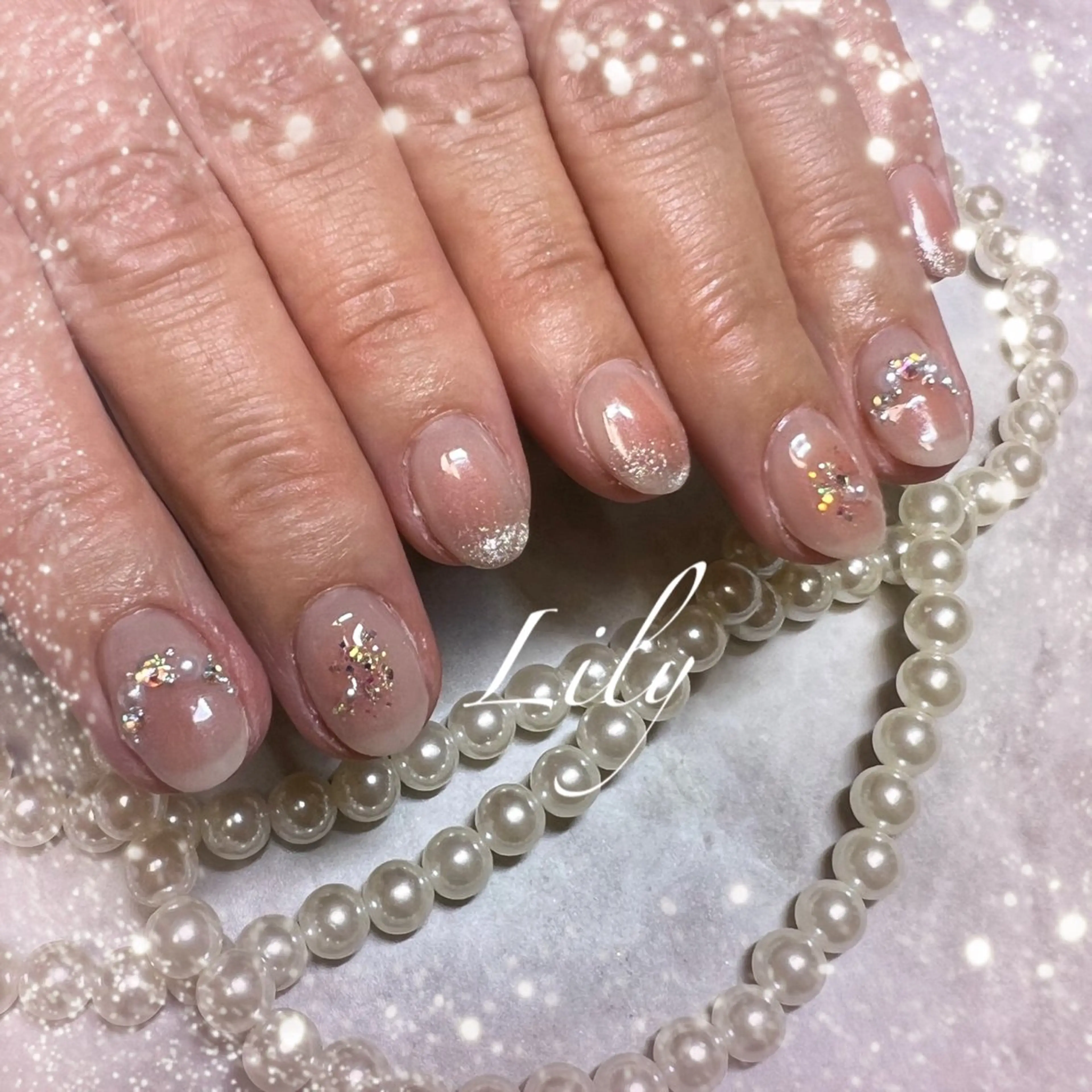 ネイル ハンドネイル Lily*nail 🌻Mii🌻のネイルデザイン