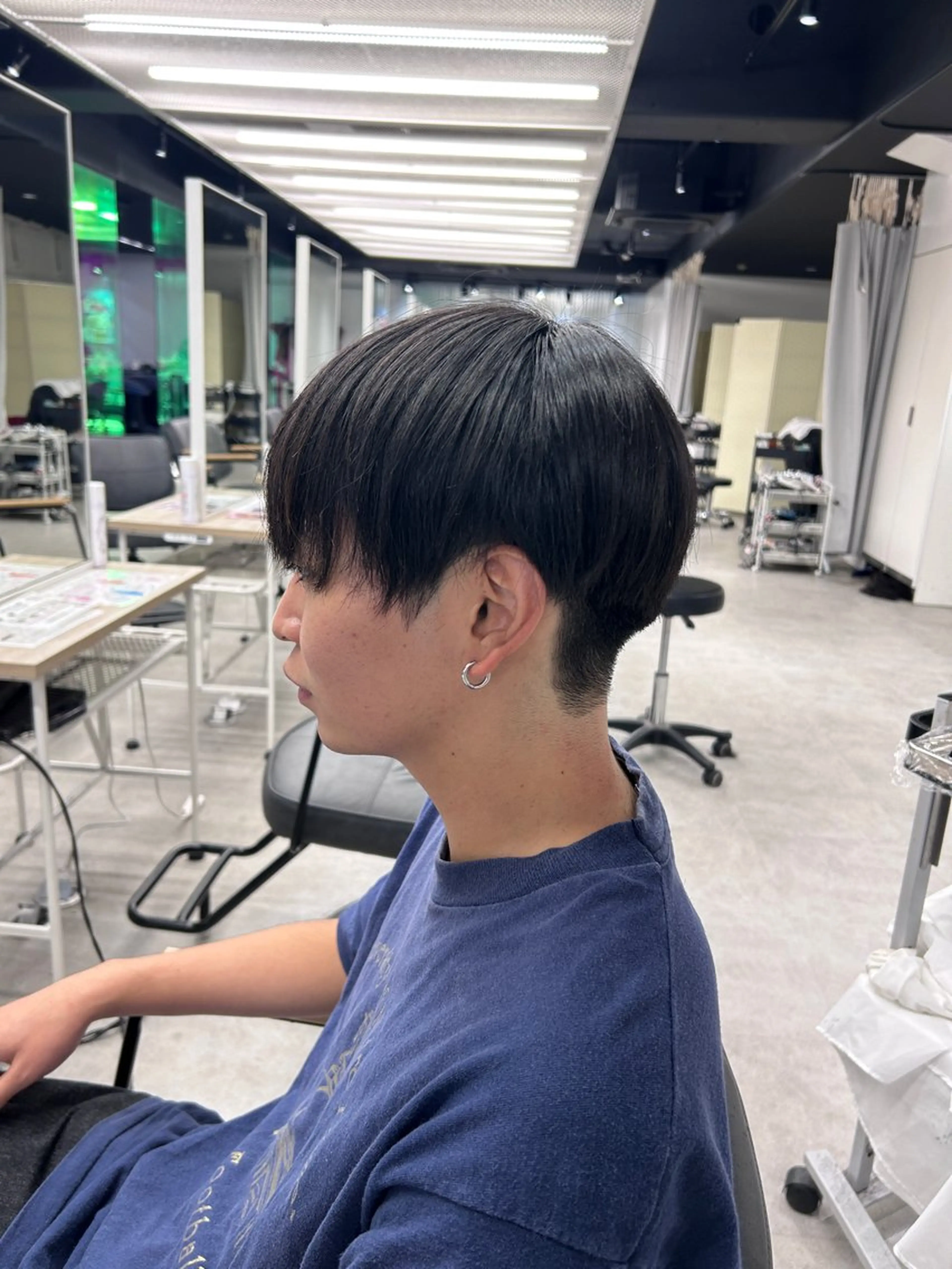 ショート メンズ カット 透明感ツヤカラー/ アイリスト/ゆきなのマツエク・マツパデザイン