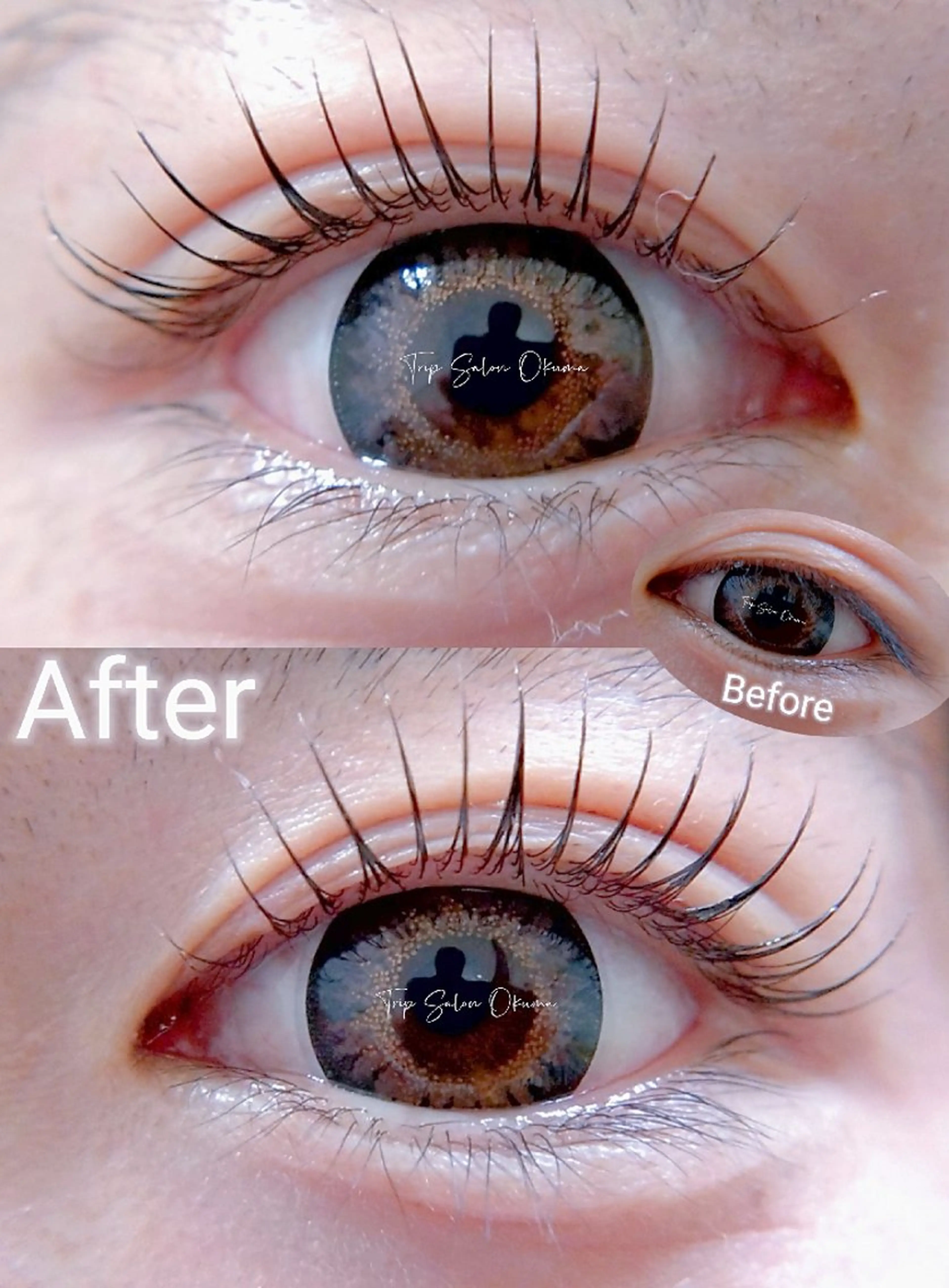 マツエク・マツパ 一重×まつ毛パーマ マツパ Trip Salon Okuma所属・❤LEDまつぱ❤那覇 🅿️有、泉崎のマツエク・マツパデザイン