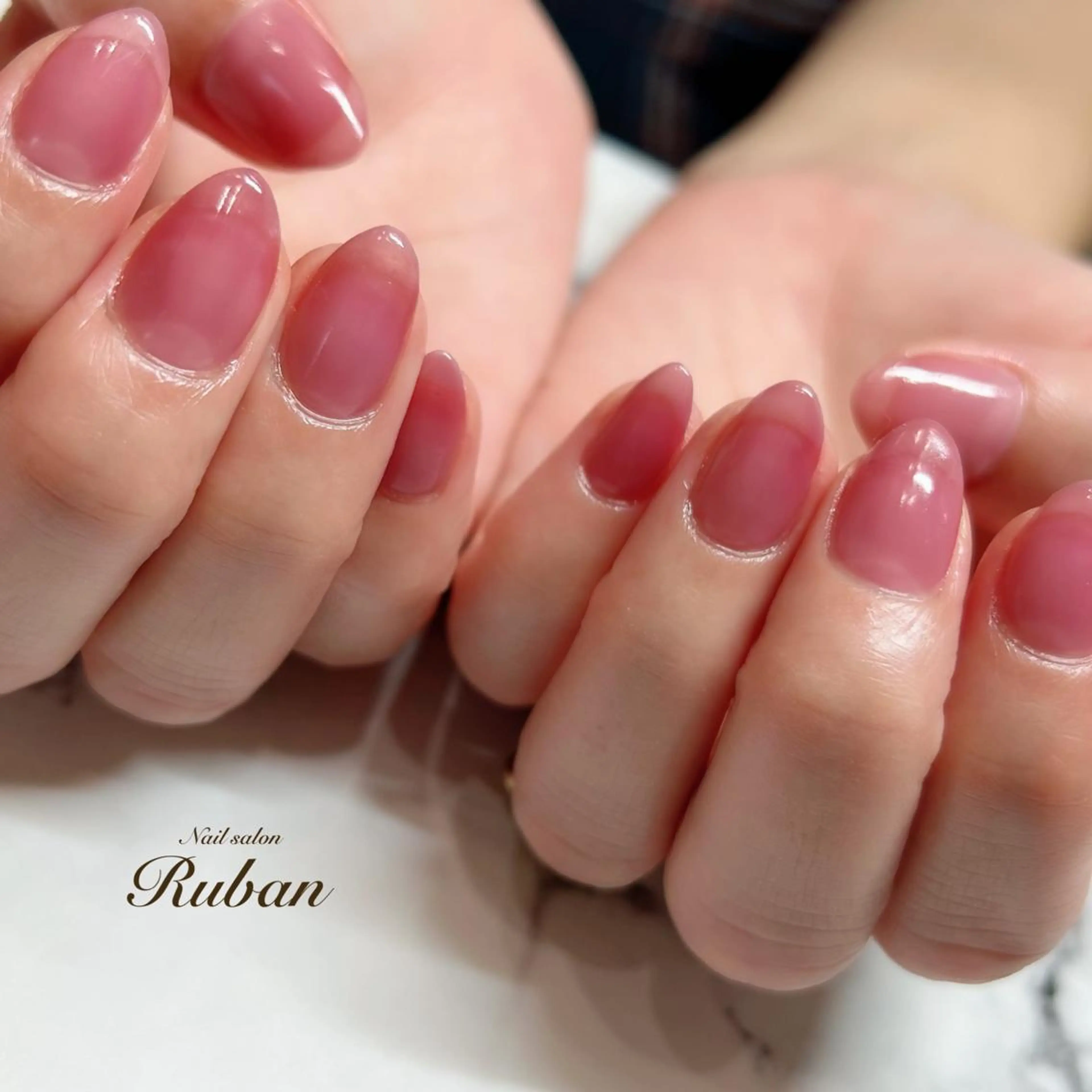 ネイル ワンカラーネイル シンプルネイル Nail salon Rubanのネイルデザイン
