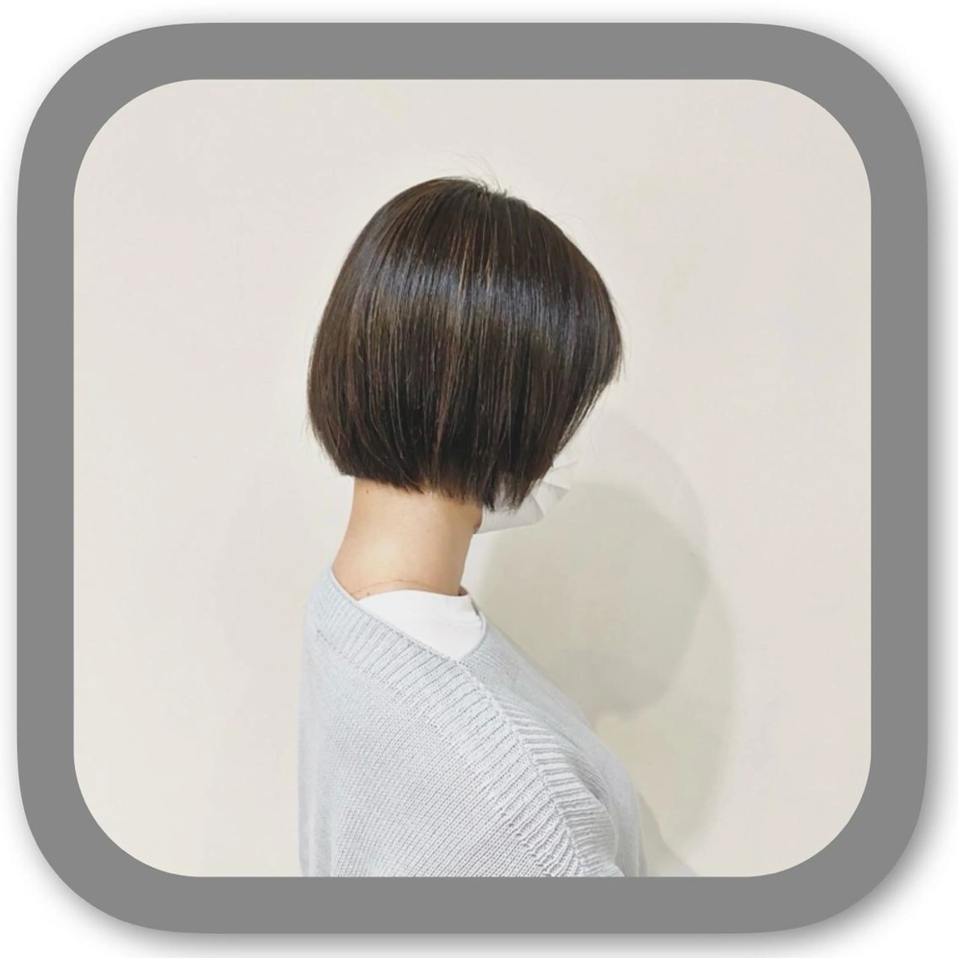 ショート アッシュ ボブ 髪質改善 レイヤーカット ショートヘア カット ショート〜ミディアム 喜多司のヘアスタイル