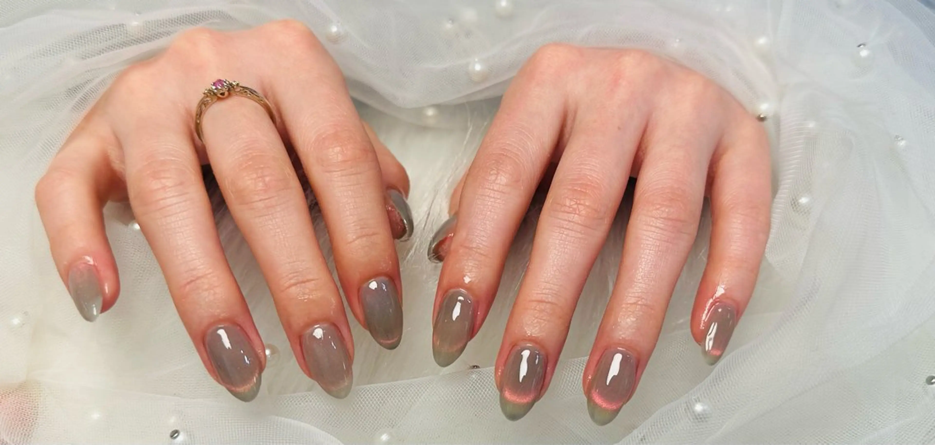 ネイル ハンドネイル 渋谷T&B ナサ ギ ロング無制限中✨のネイルデザイン