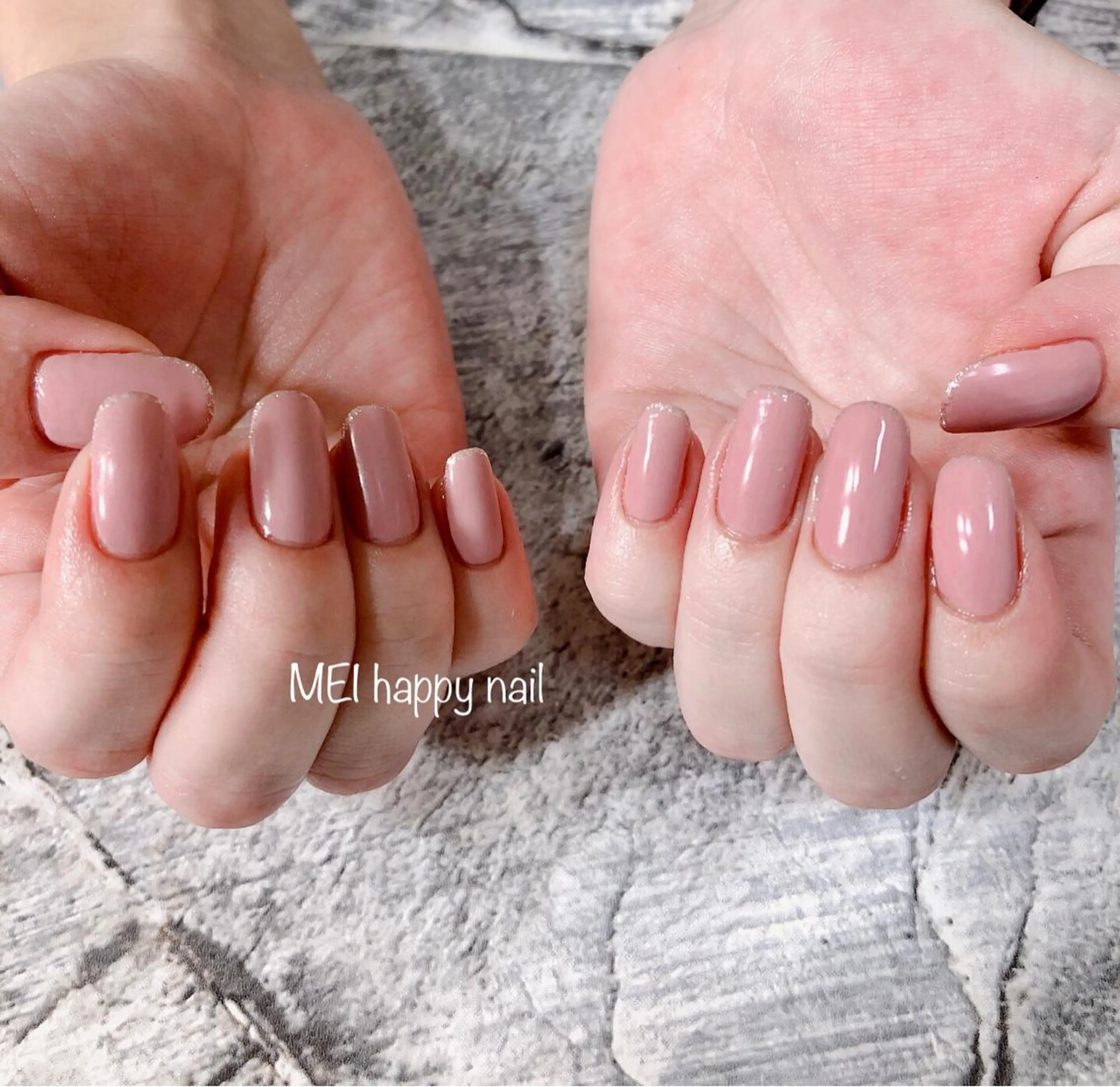 ネイル 北浦和 自爪育成ケアのネイルデザイン