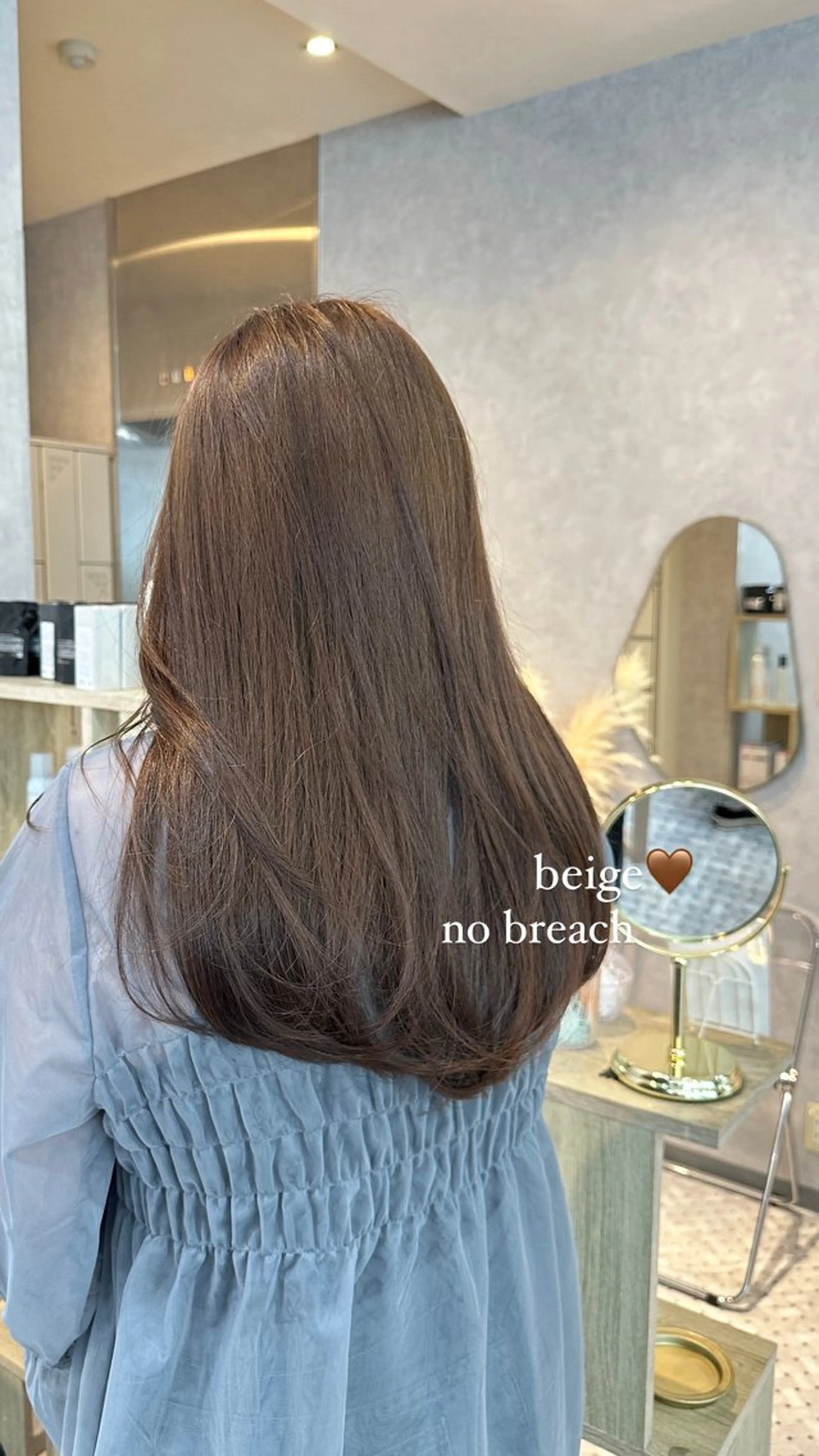 ロング カラー ヘアアレンジ ベージュカラー ブリーチ ケアブリーチ デザインカラー ダブルカラー REONA🪽✨薬院 レイヤーカット🫧のヘアスタイル