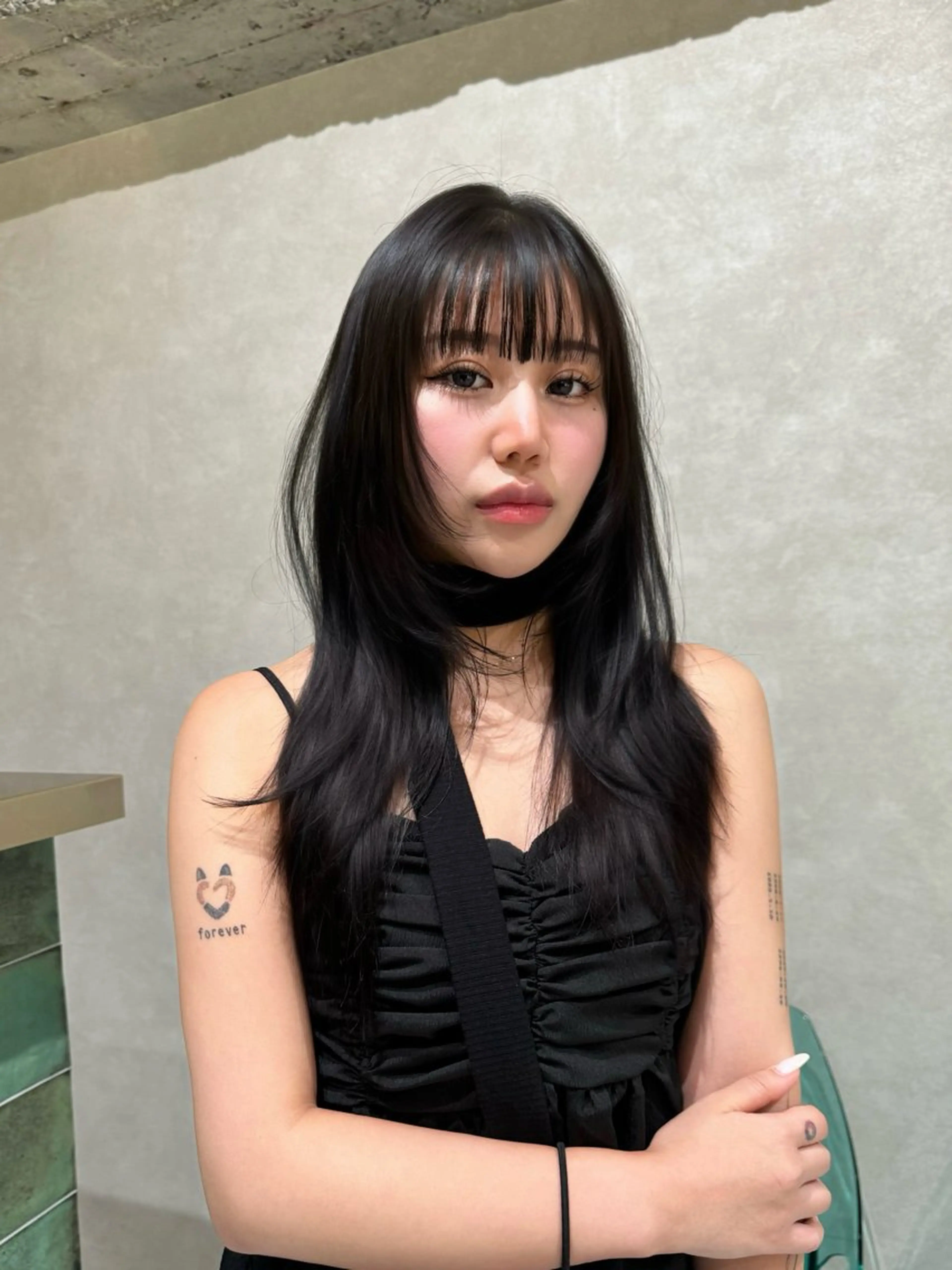 ロング カラー ワンカールで盛れる レイヤー🎀Macoのヘアスタイル