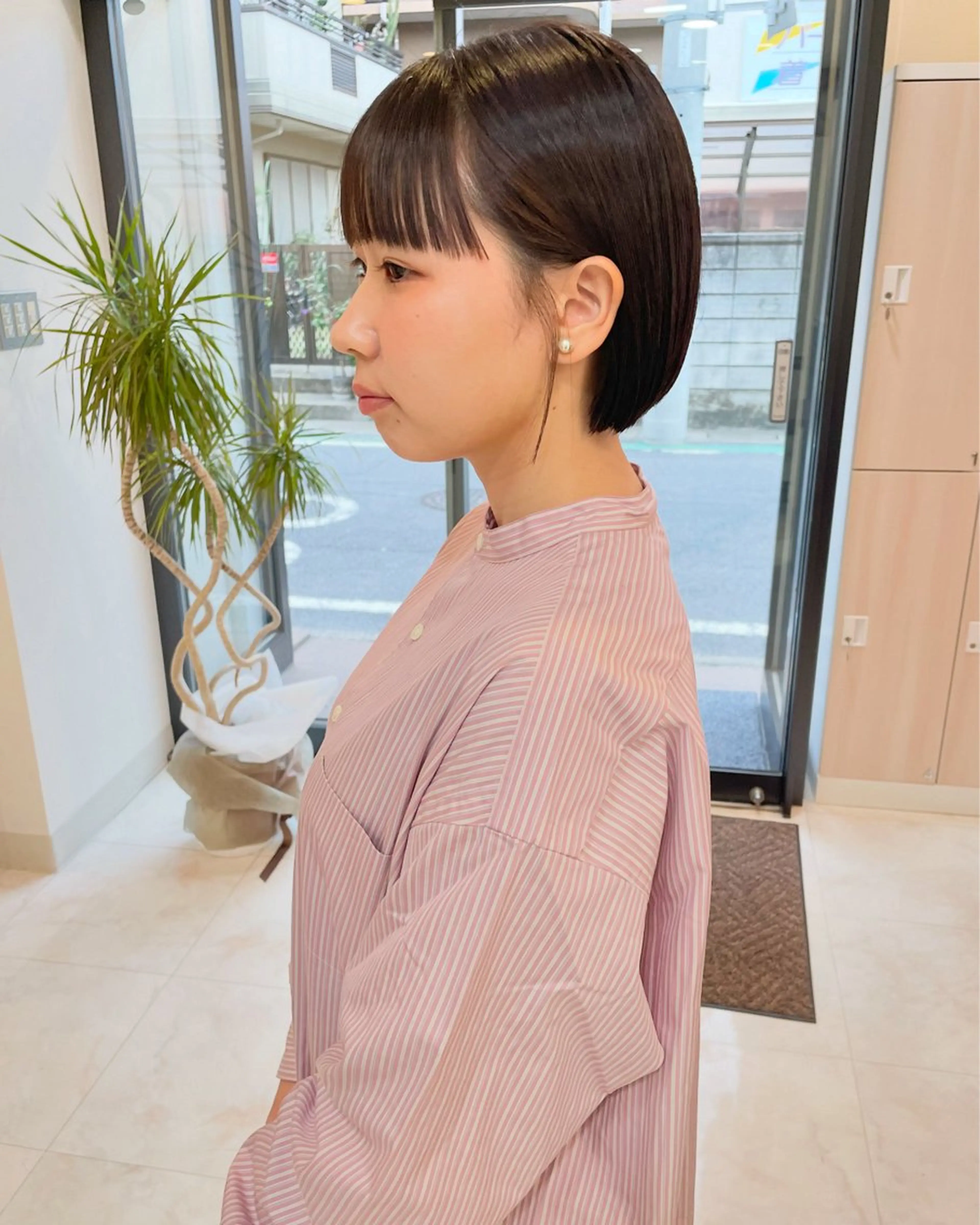 ショート 切りっぱなしボブ ボブ カット ヘアカラー 【ボブ/個室サロン】 癒し空間mimuraのヘアスタイル