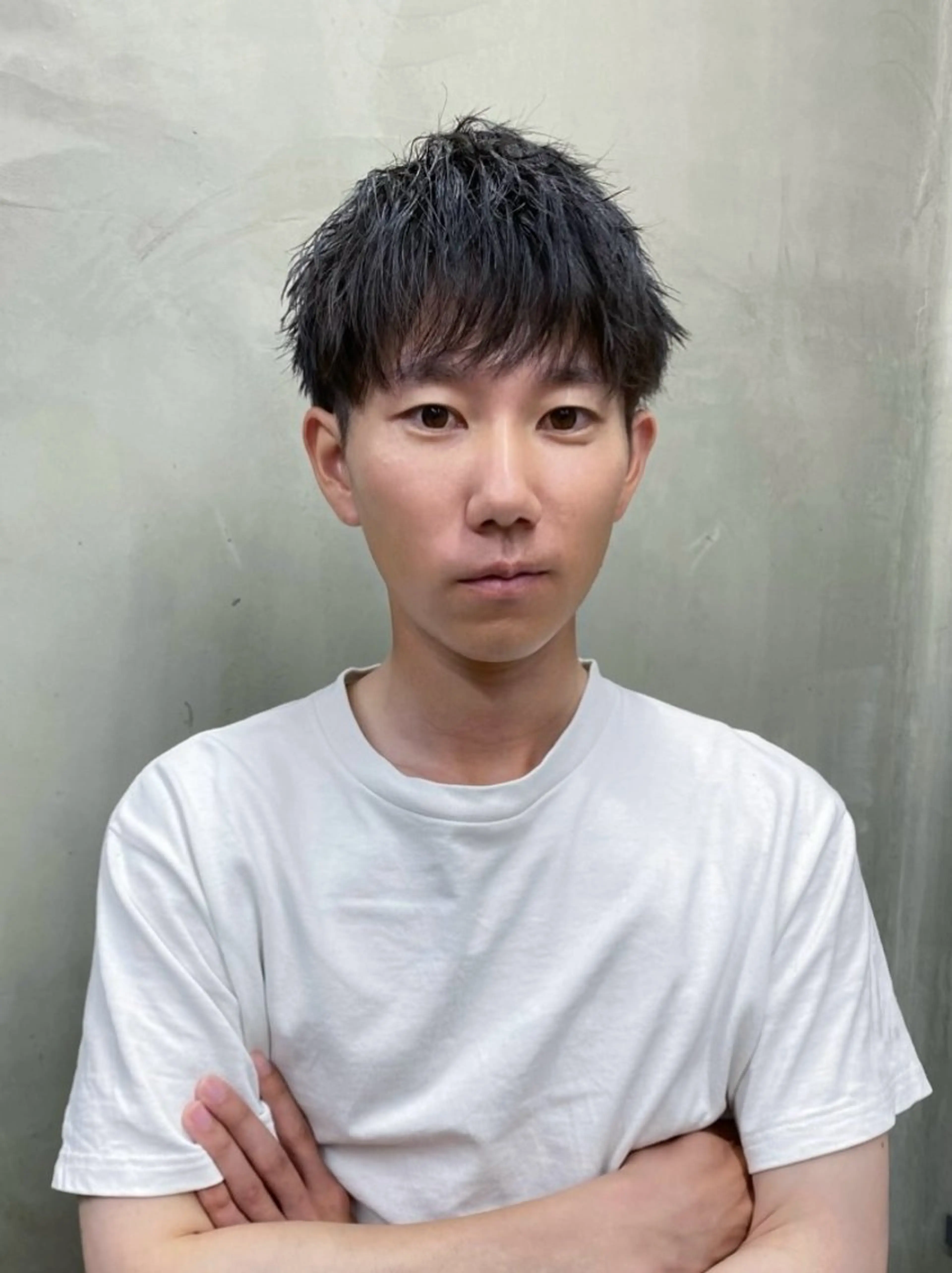 メンズ マッシュ カット retouch by fifth銀座店所属・安藤幹人 メンズパーマのヘアスタイル