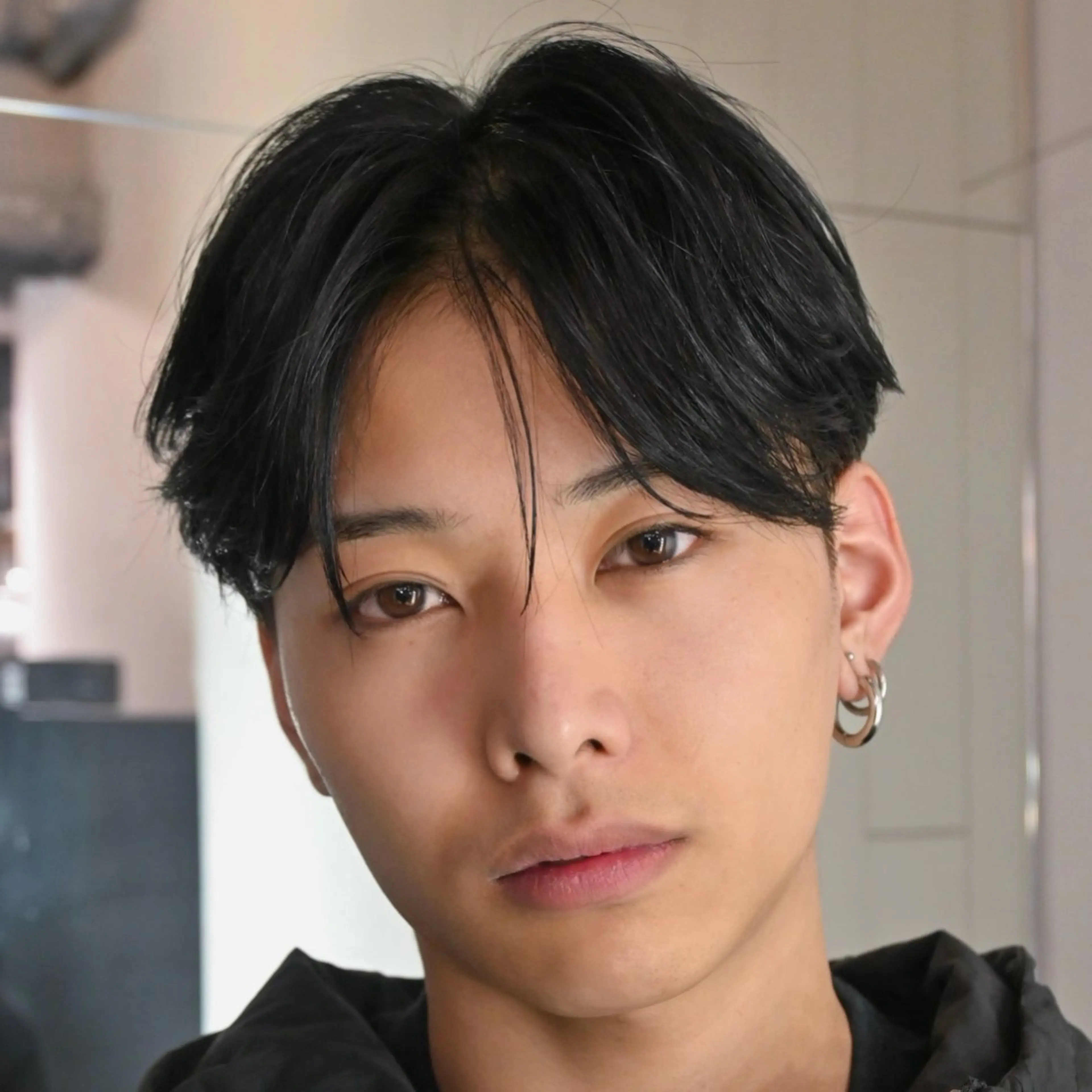 メンズ 池袋センターパート 特化YUUKIのヘアスタイル